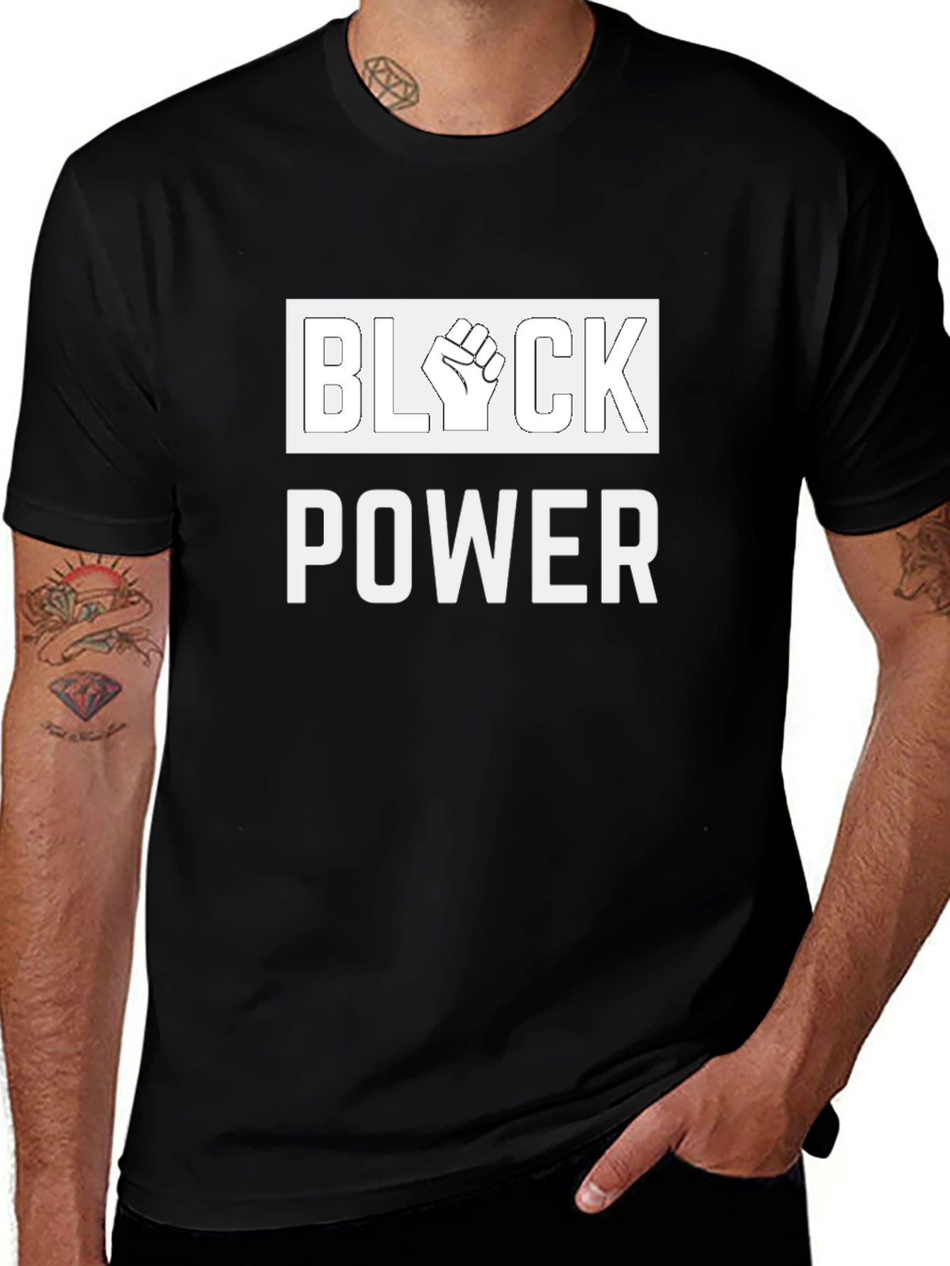 Black Power Fist T-Shirt - Unisex
