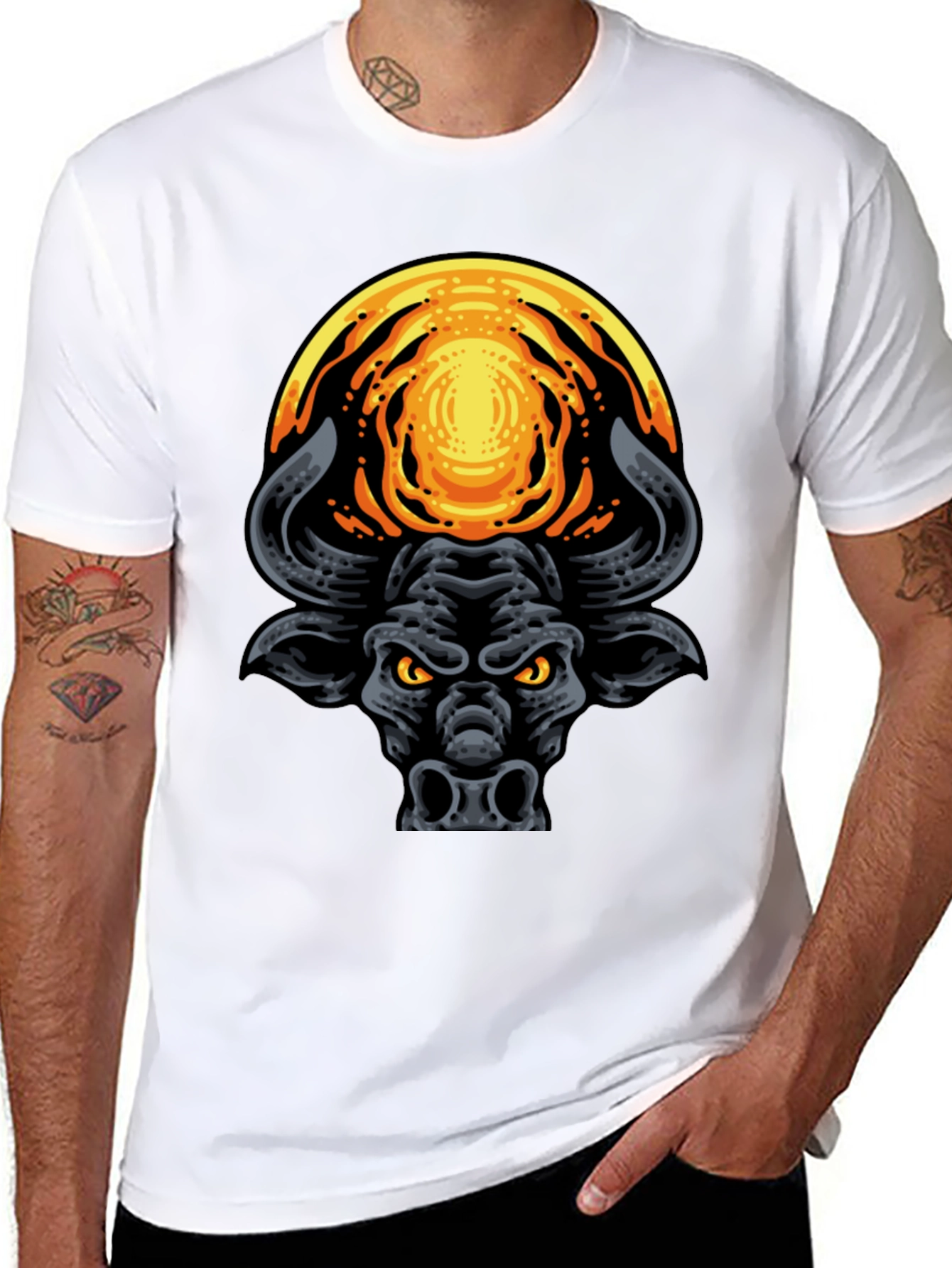 Black Bull Graphic T-Shirt
