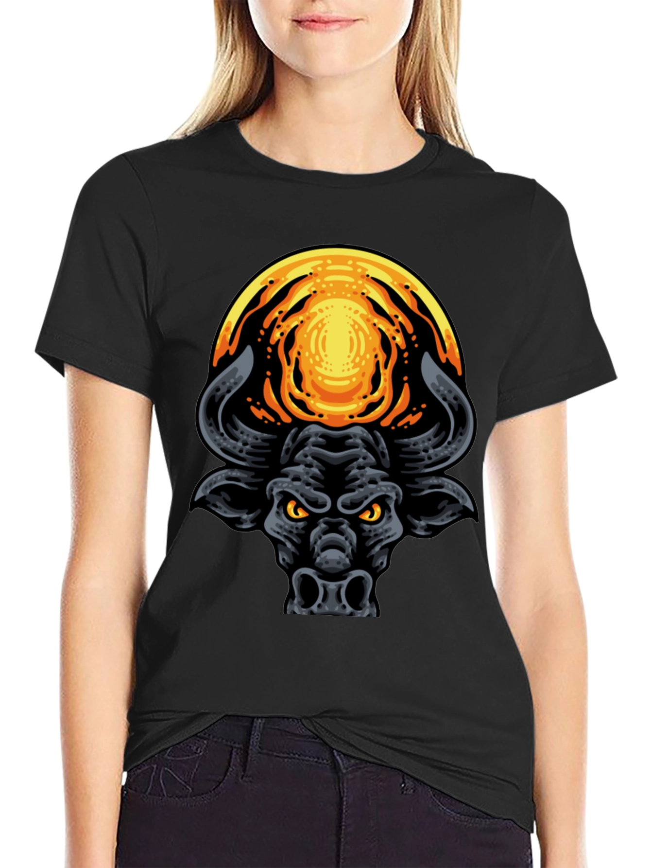 Black Bull Graphic T-Shirt
