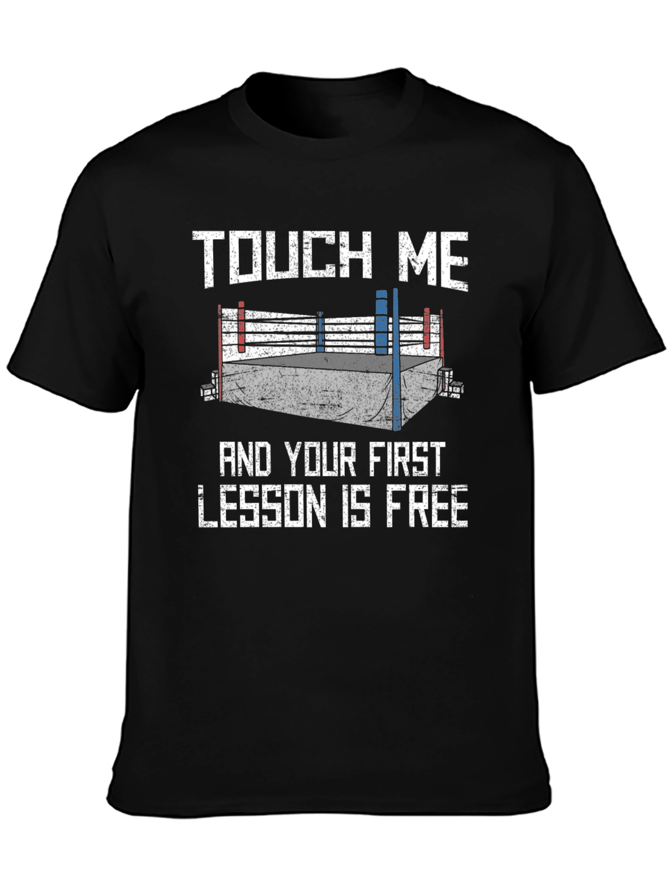 Touch Me Boxing T-Shirt - Funny Martial Arts Tee