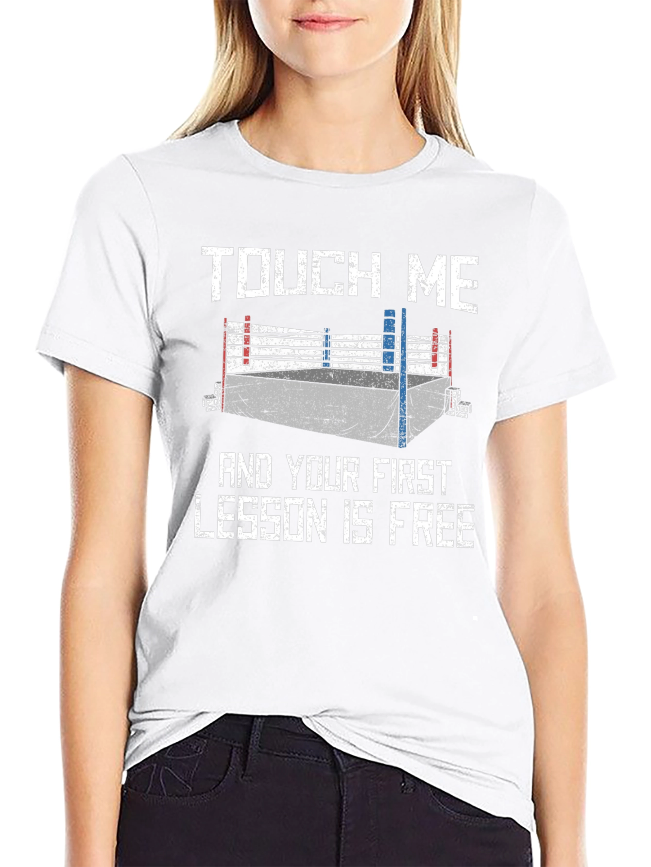 Touch Me Boxing T-Shirt - Funny Martial Arts Tee