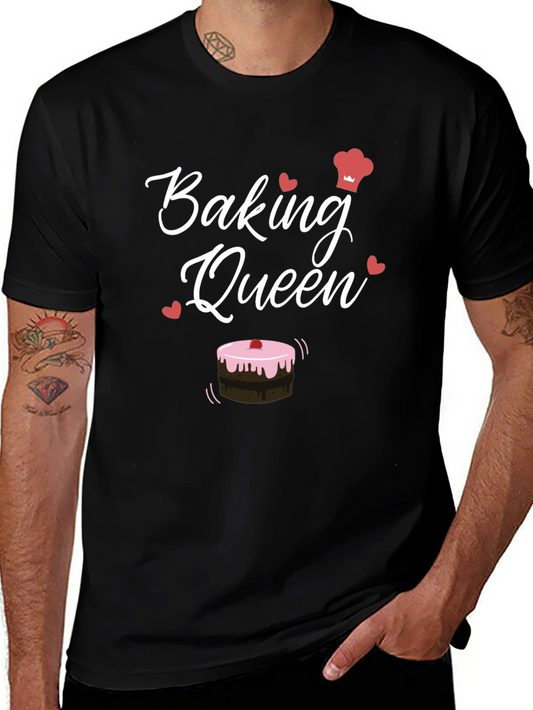 Baking Queen Graphic Tee - Perfect for Baking Lovers!