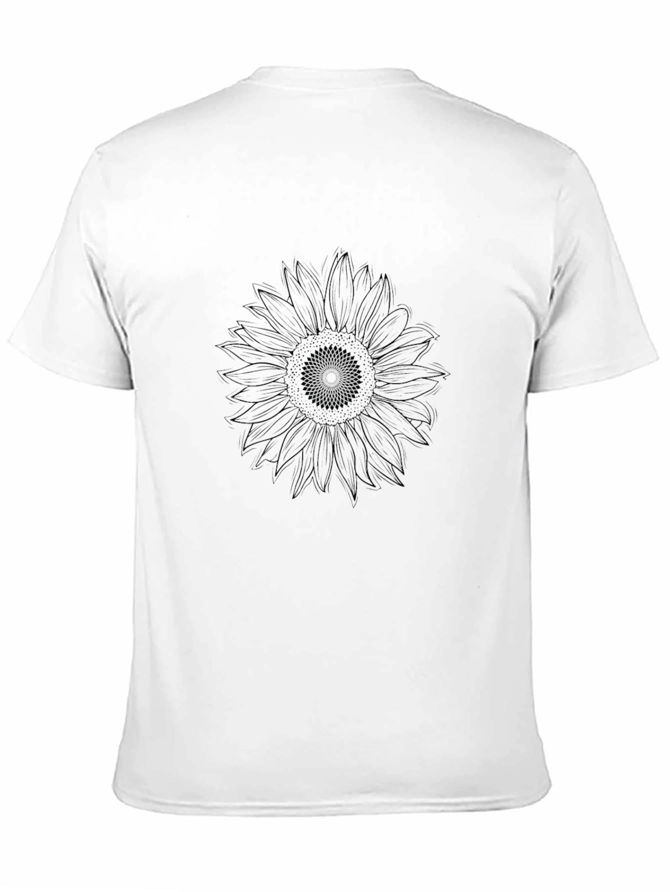 Sunflower Graphic Black T-Shirt