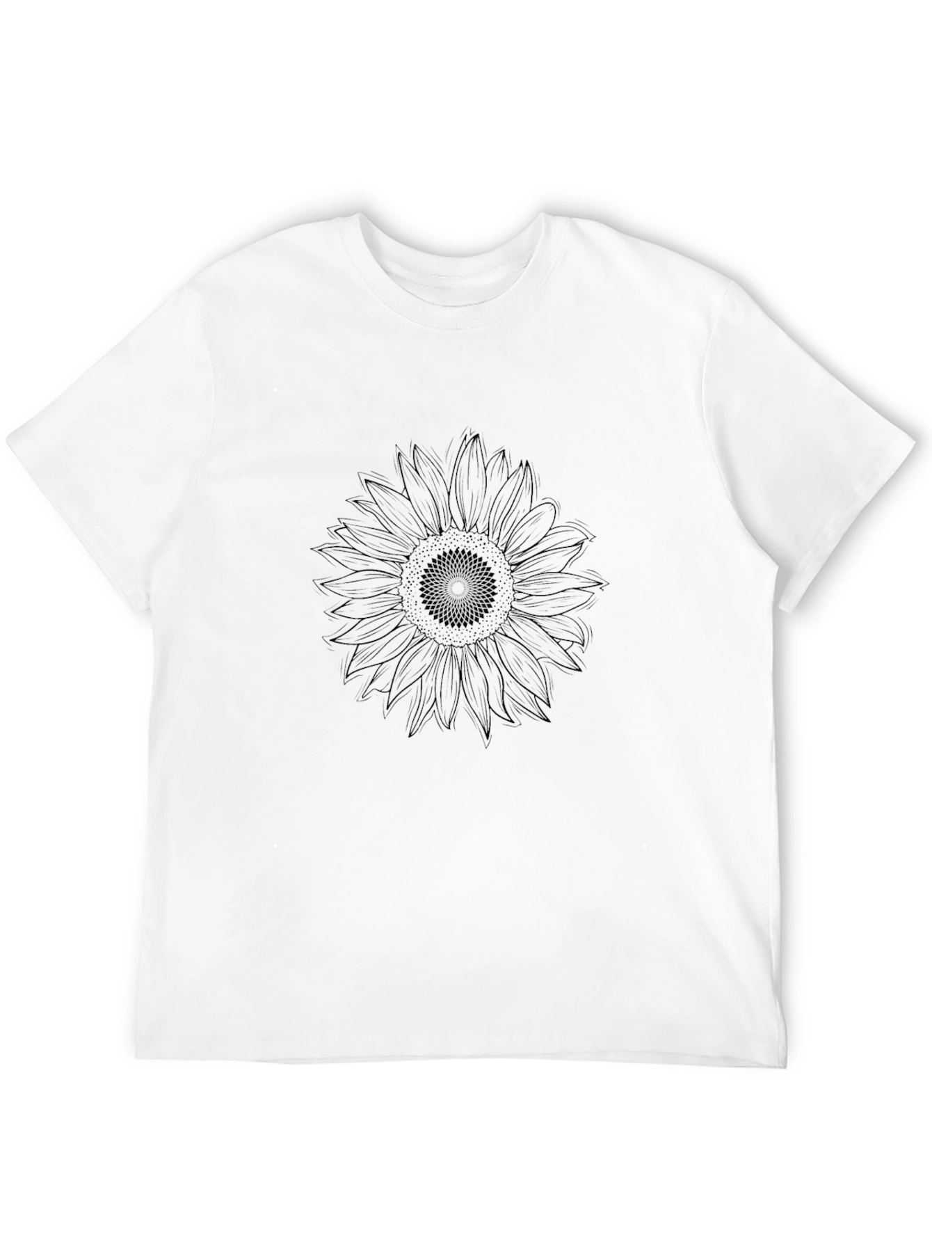 Sunflower Graphic Black T-Shirt