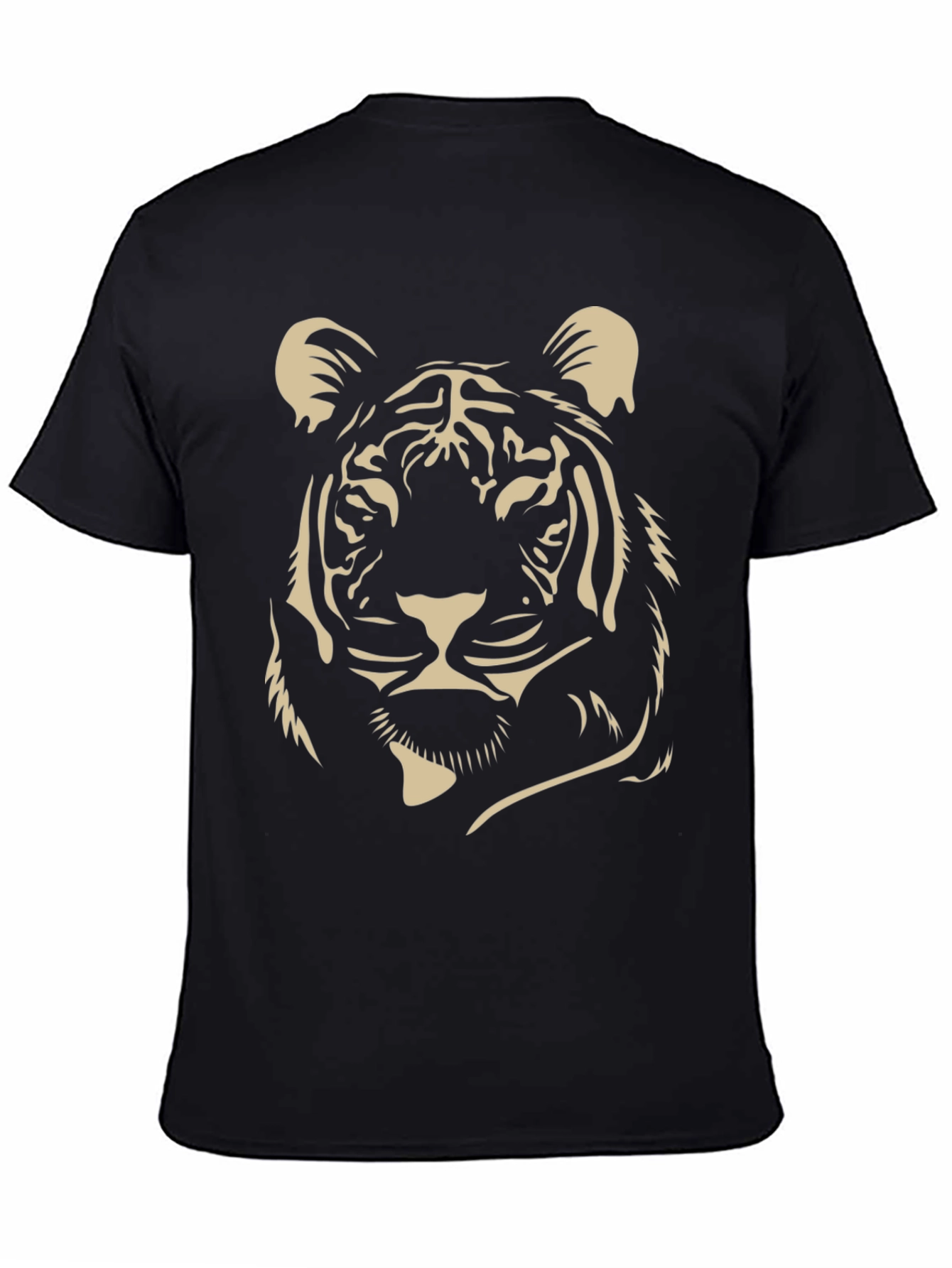 Tiger Graphic Tee - Mens Black T-Shirt