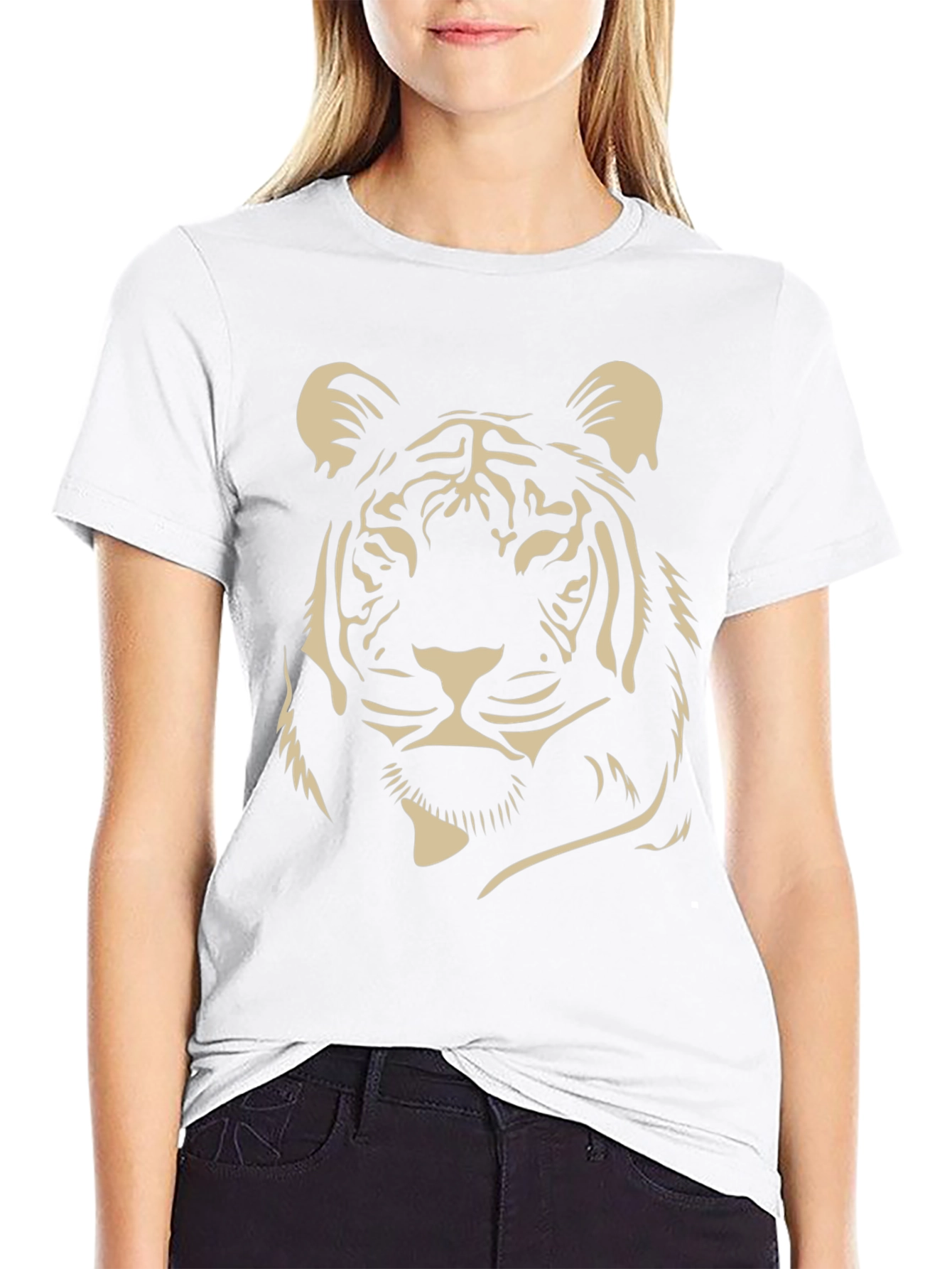 Tiger Graphic Tee - Mens Black T-Shirt