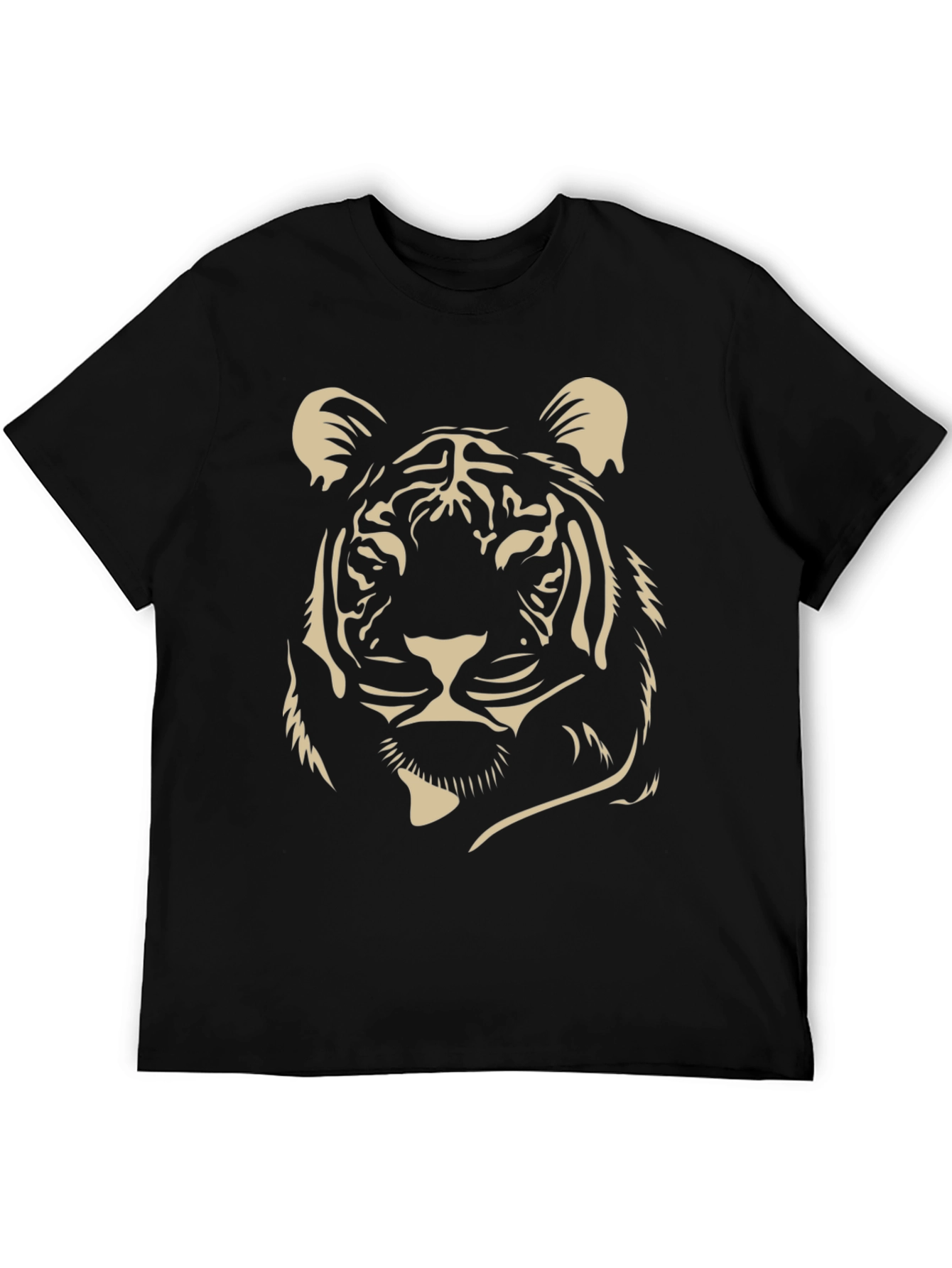 Tiger Graphic Tee - Mens Black T-Shirt