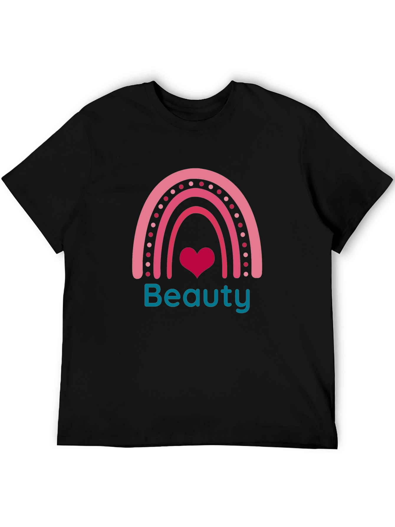 Beauty Rainbow Heart T-Shirt - Stylish & Trendy