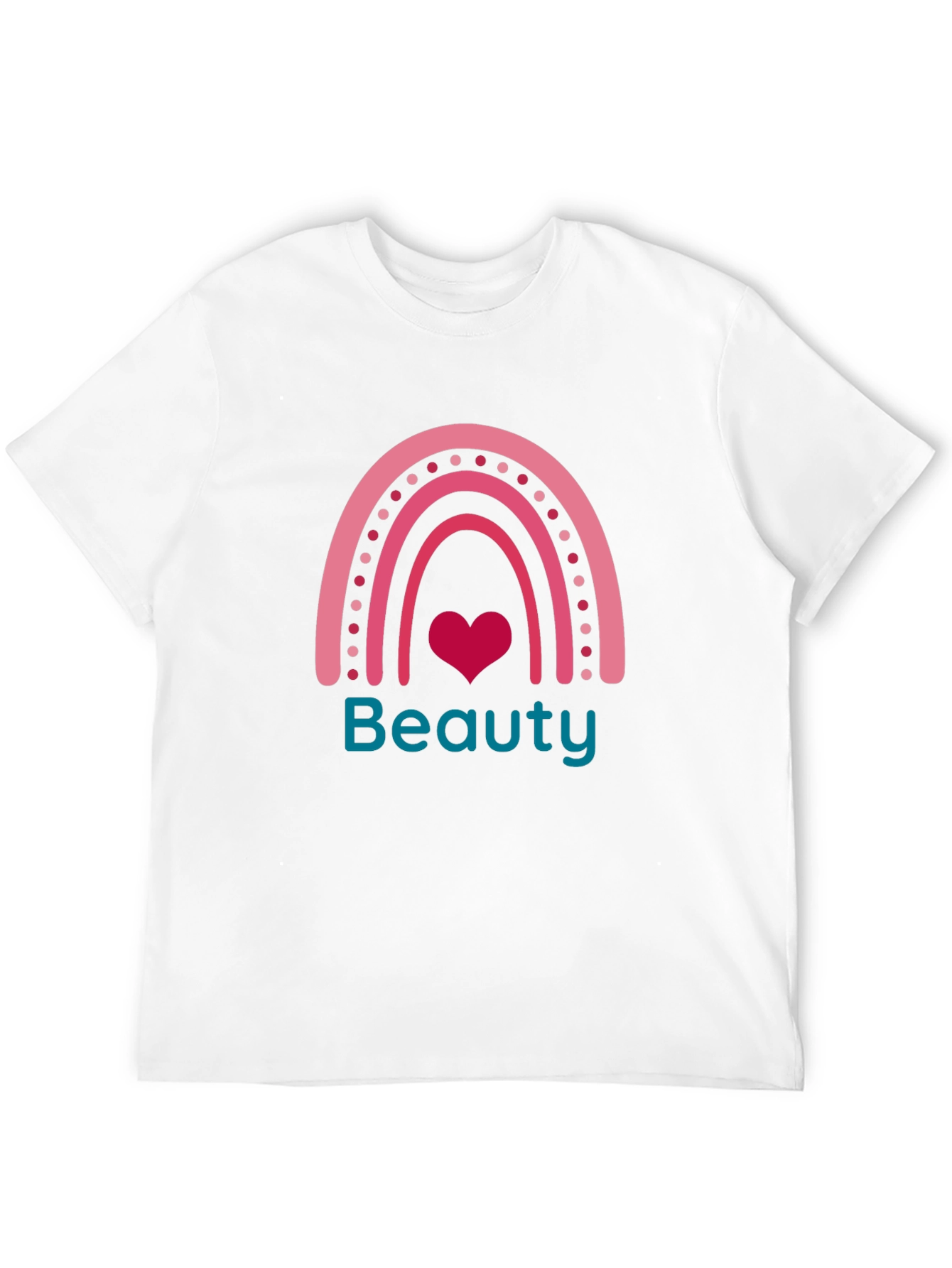 Beauty Rainbow Heart T-Shirt - Stylish & Trendy