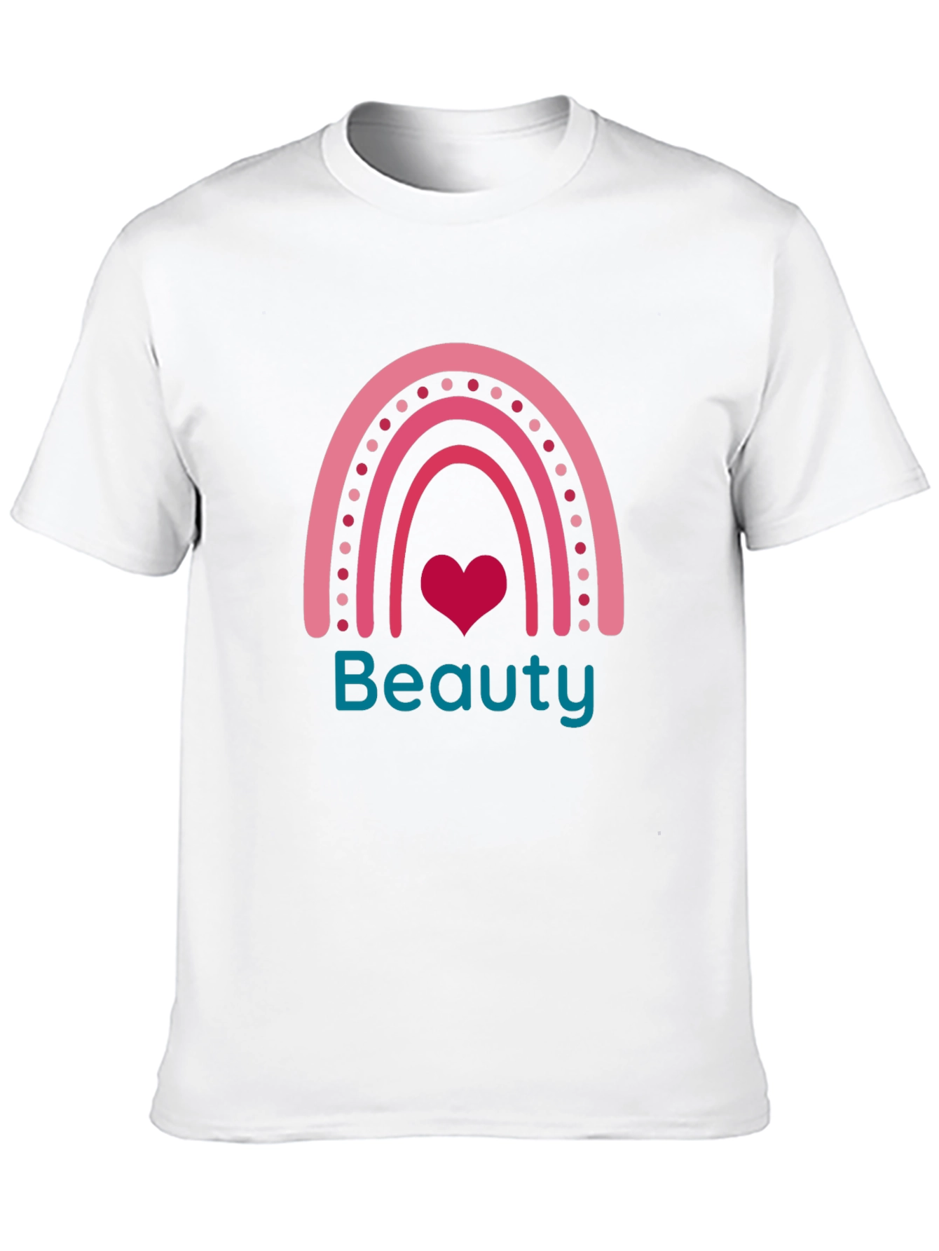 Beauty Rainbow Heart T-Shirt - Stylish & Trendy