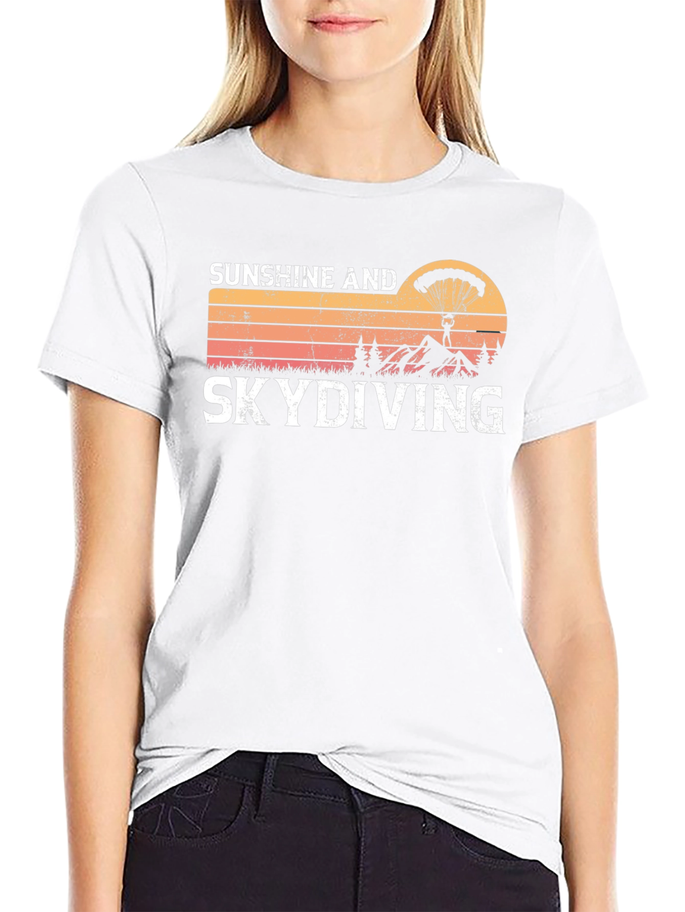 Sunshine & Skydiving Graphic Tee