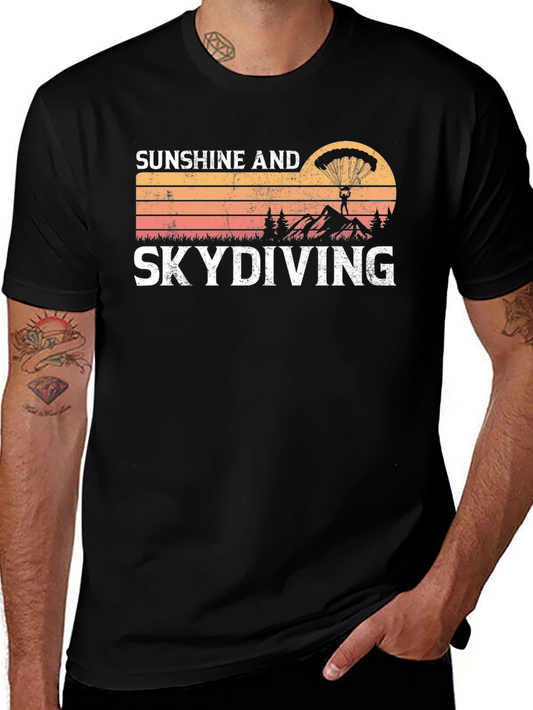 Sunshine & Skydiving Graphic Tee