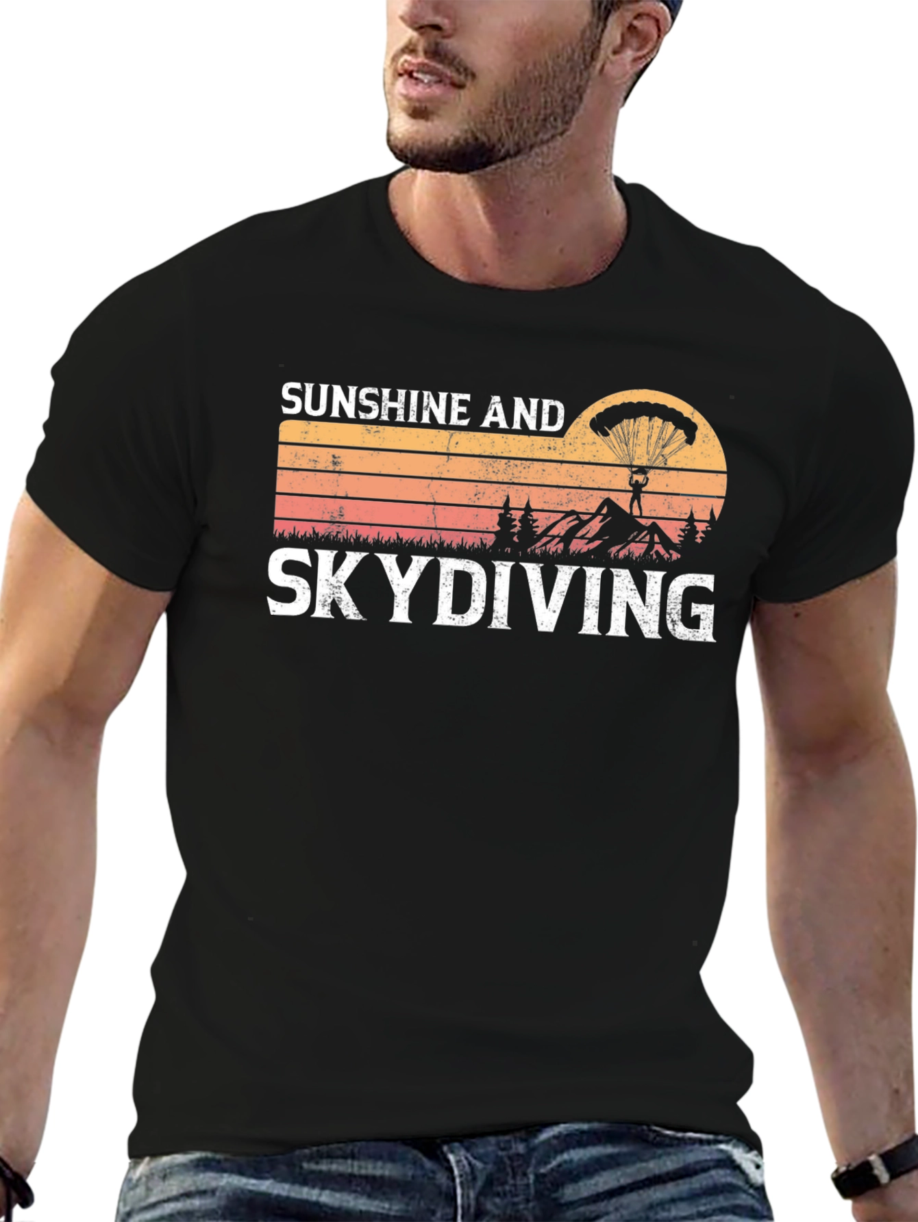 Sunshine & Skydiving Graphic Tee