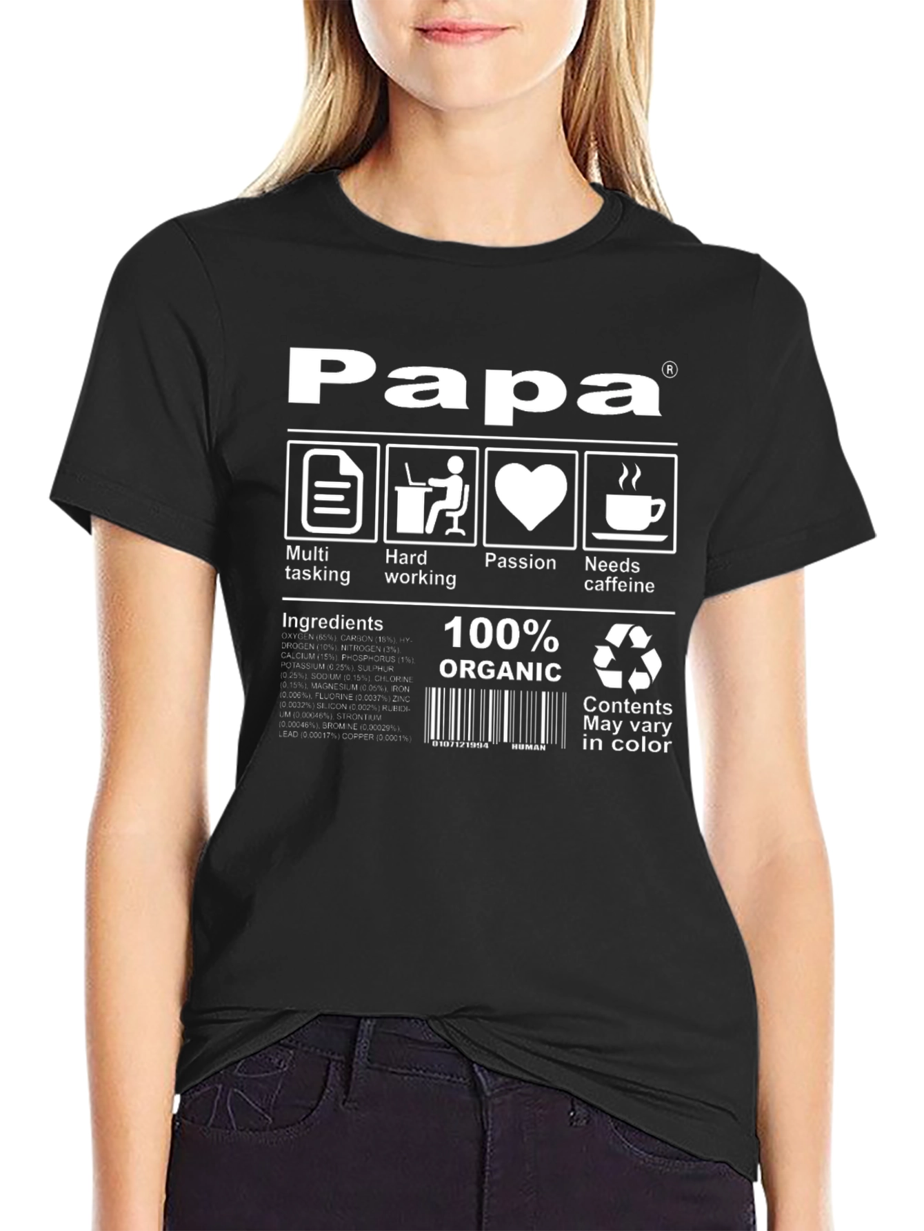 Papa 100% Organic T-Shirt