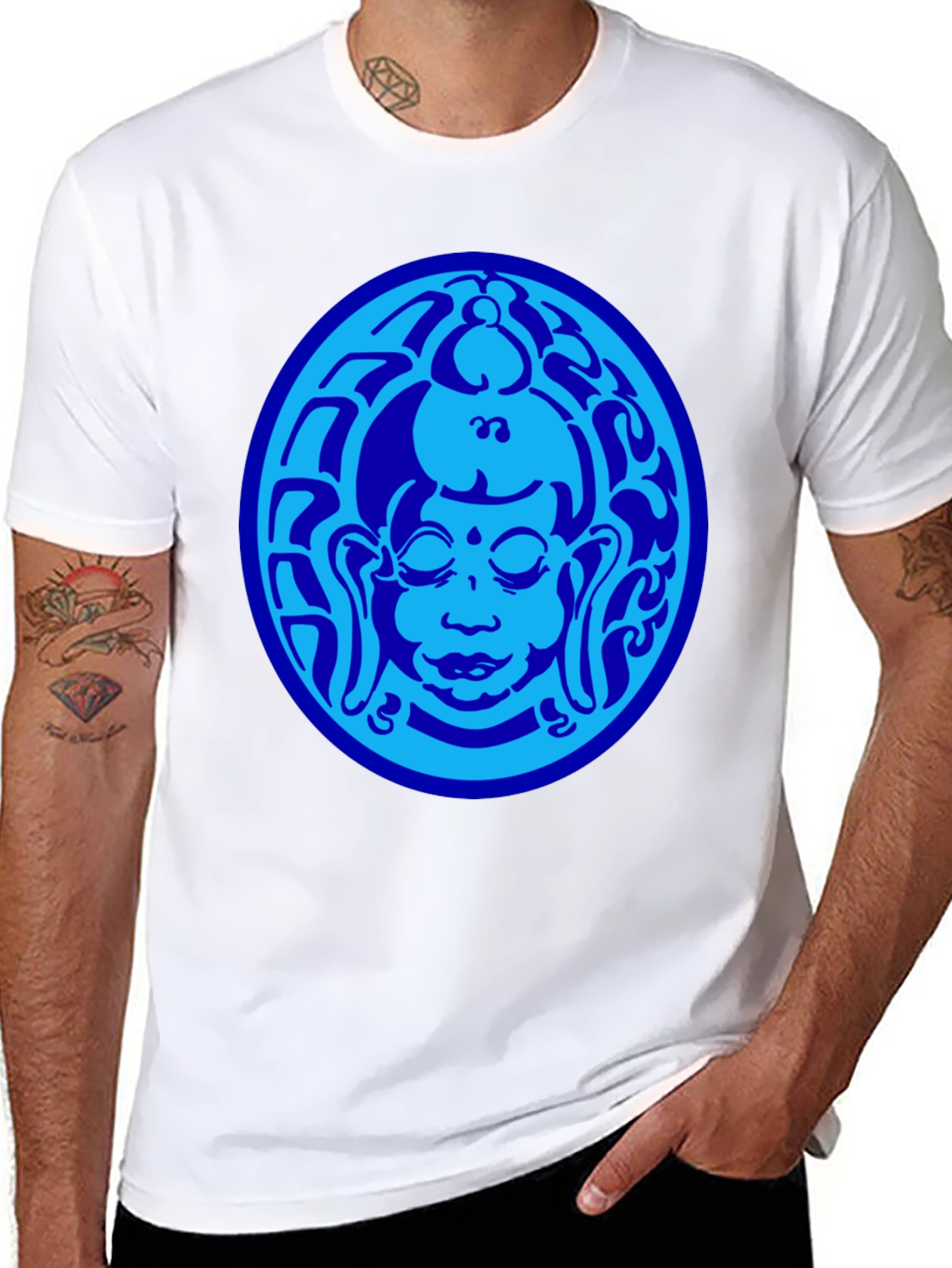 Buddha Graphic Black T-Shirt