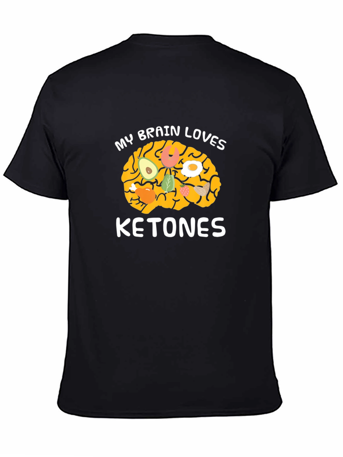 My Brain Loves Ketones T-Shirt Keto Diet Tee