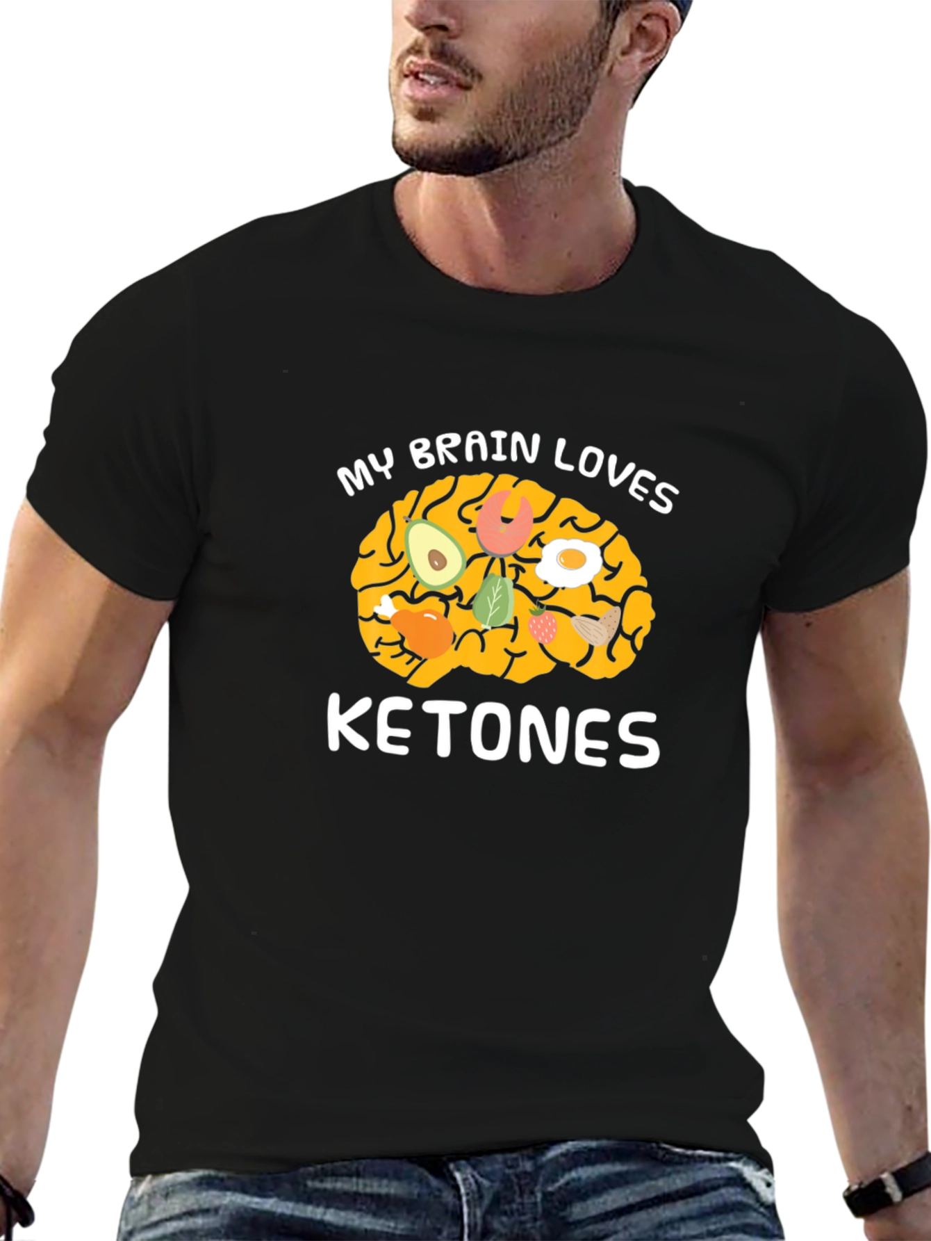 My Brain Loves Ketones T-Shirt Keto Diet Tee