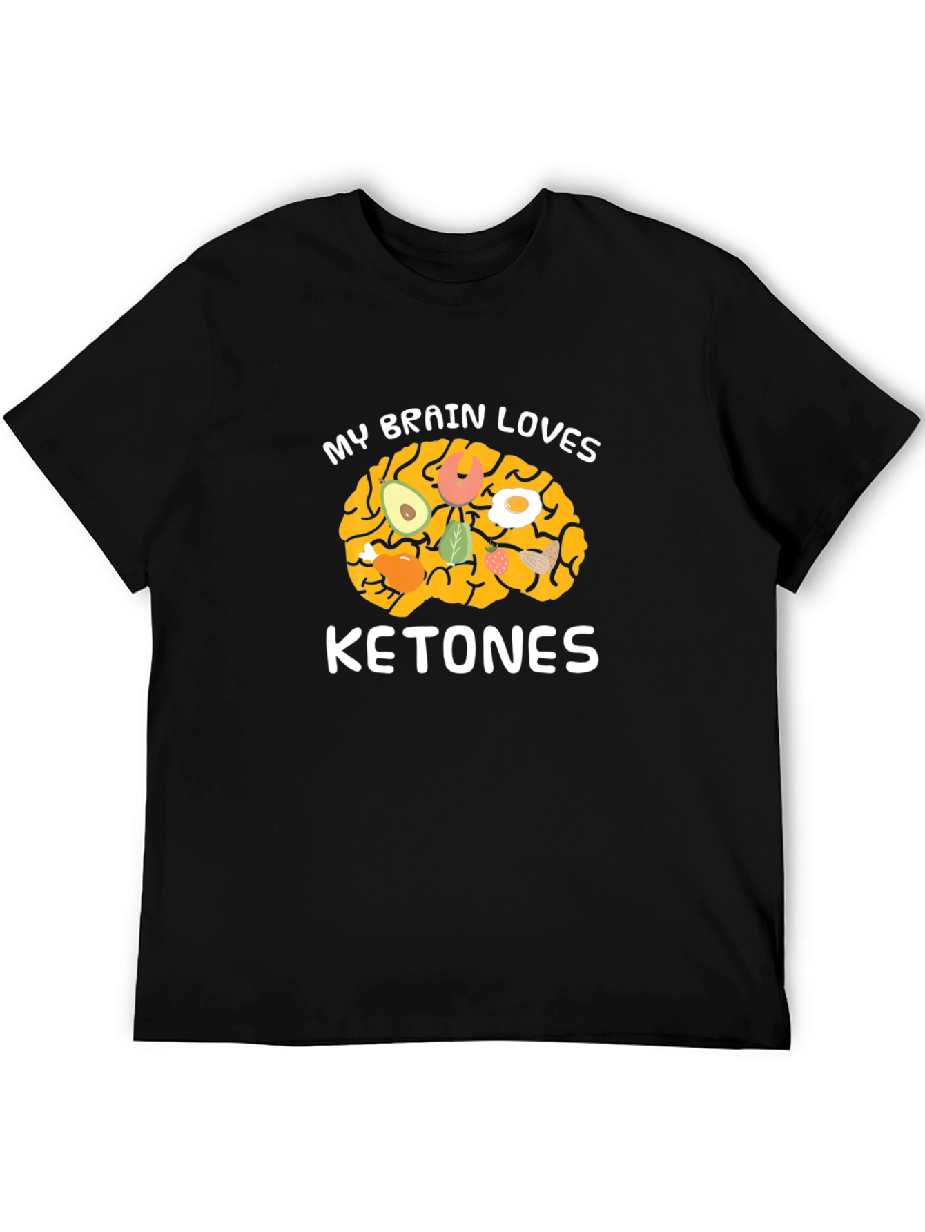 My Brain Loves Ketones T-Shirt Keto Diet Tee