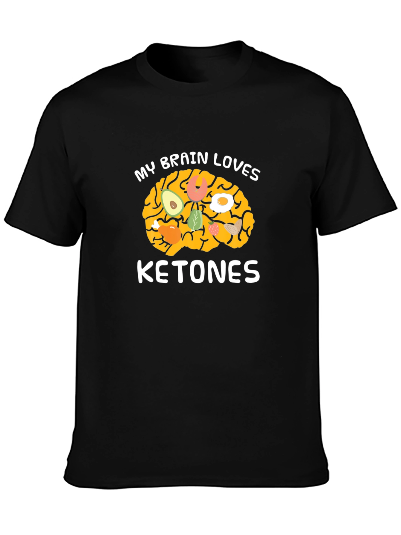 My Brain Loves Ketones T-Shirt Keto Diet Tee