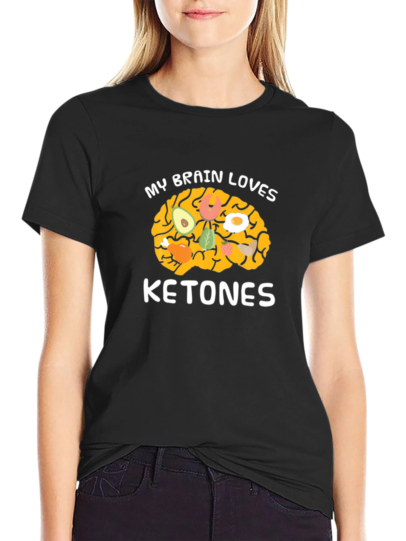 My Brain Loves Ketones T-Shirt Keto Diet Tee