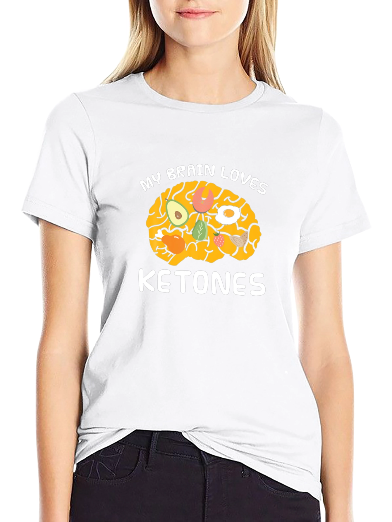 My Brain Loves Ketones T-Shirt Keto Diet Tee