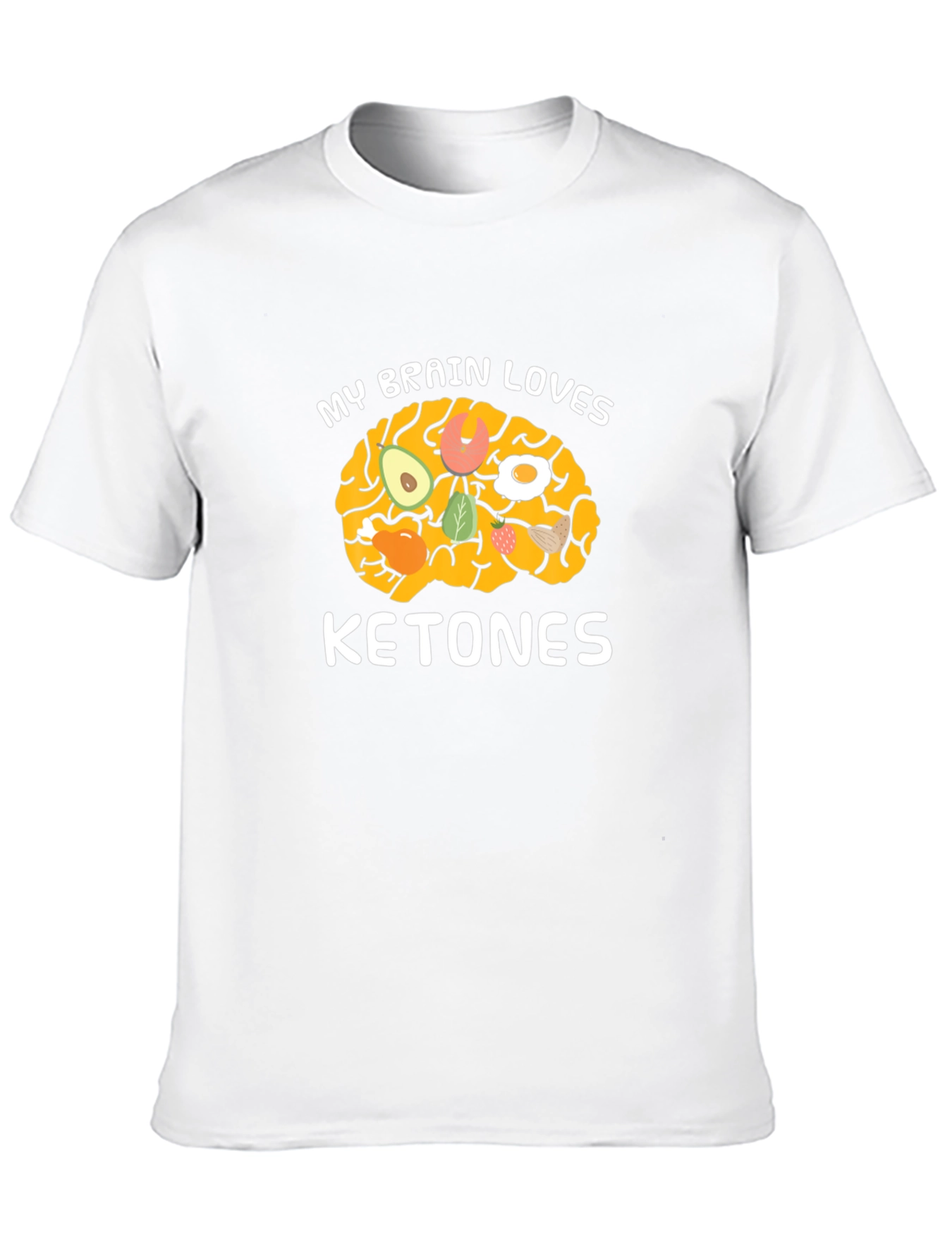 My Brain Loves Ketones T-Shirt Keto Diet Tee