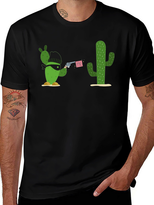 Cactus Bandit Graphic Tee - Funny Western T-Shirt
