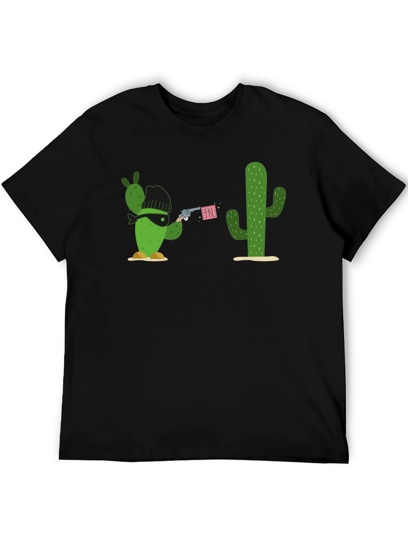 Cactus Bandit Graphic Tee - Funny Western T-Shirt