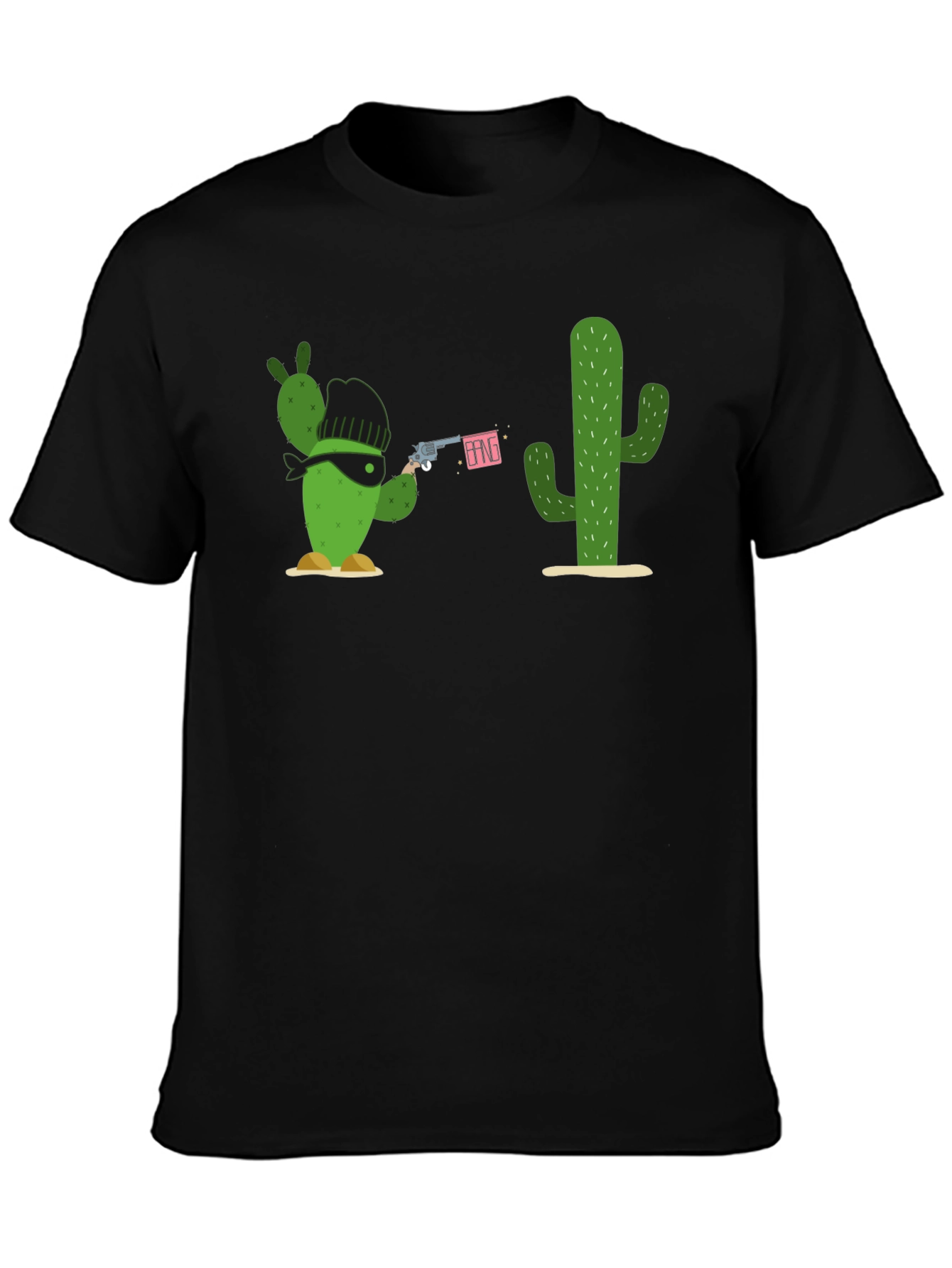 Cactus Bandit Graphic Tee - Funny Western T-Shirt