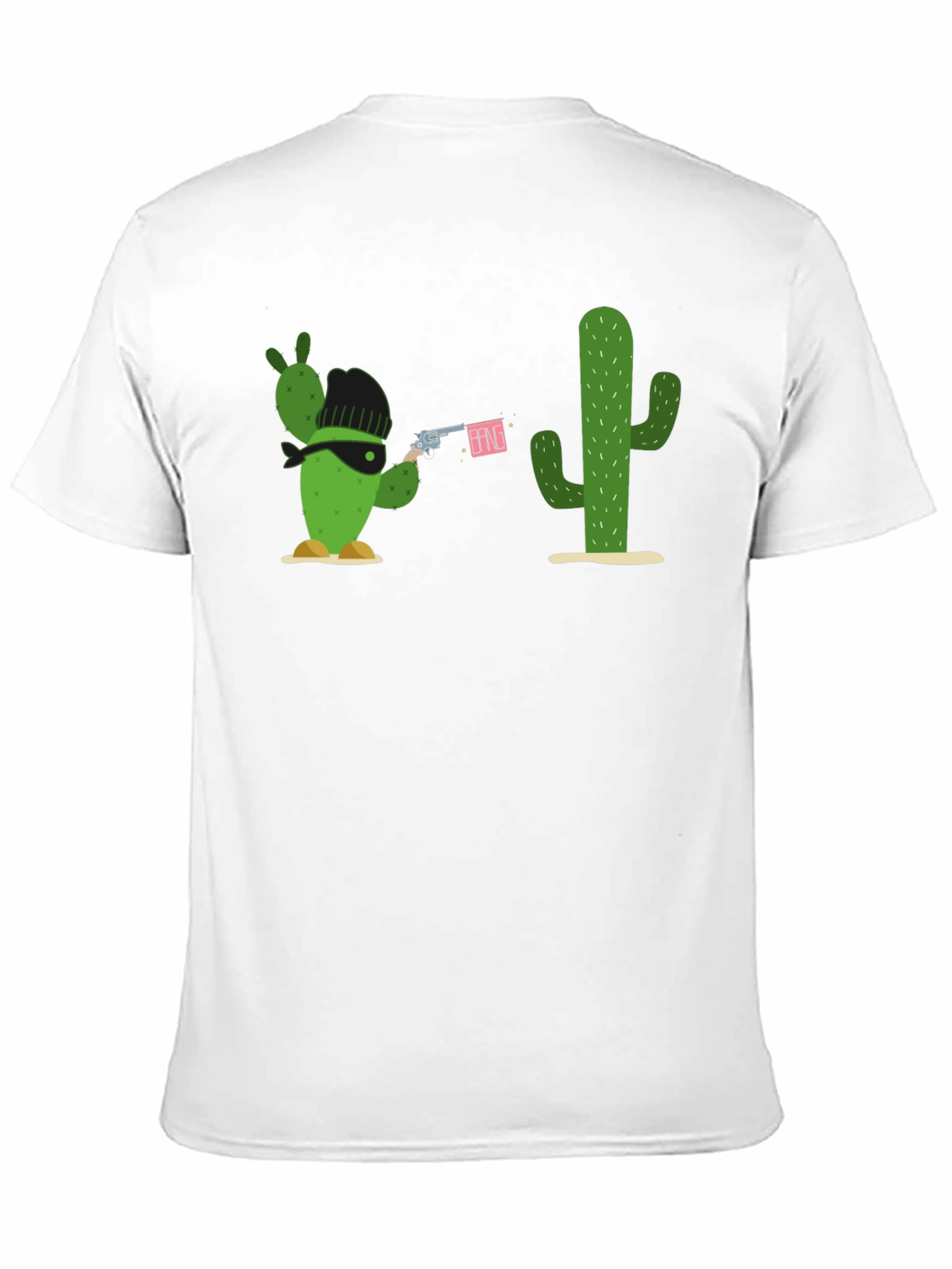 Cactus Bandit Graphic Tee - Funny Western T-Shirt
