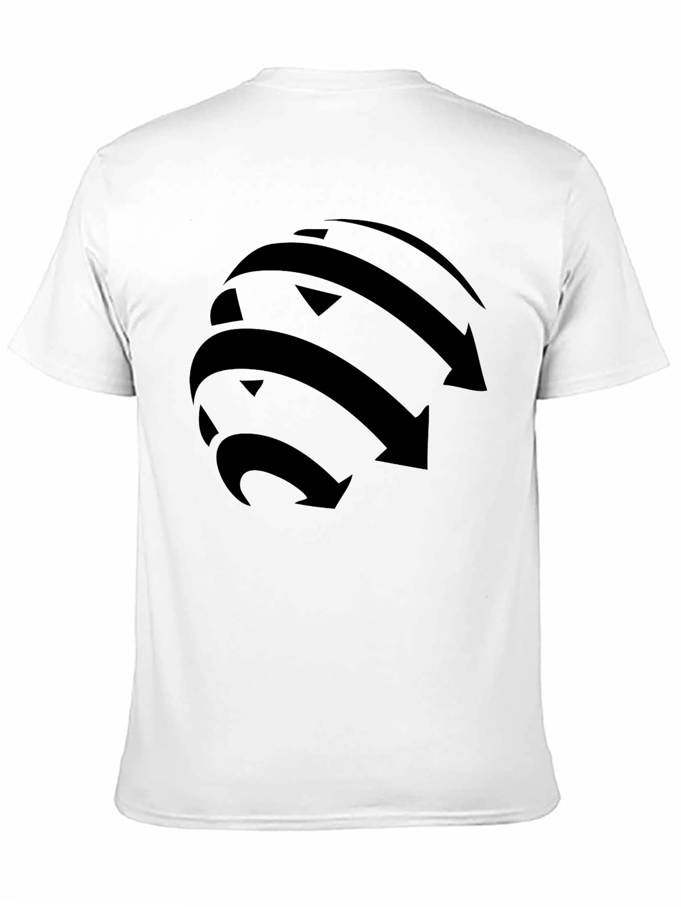 Arrow Globe Graphic Black T-Shirt