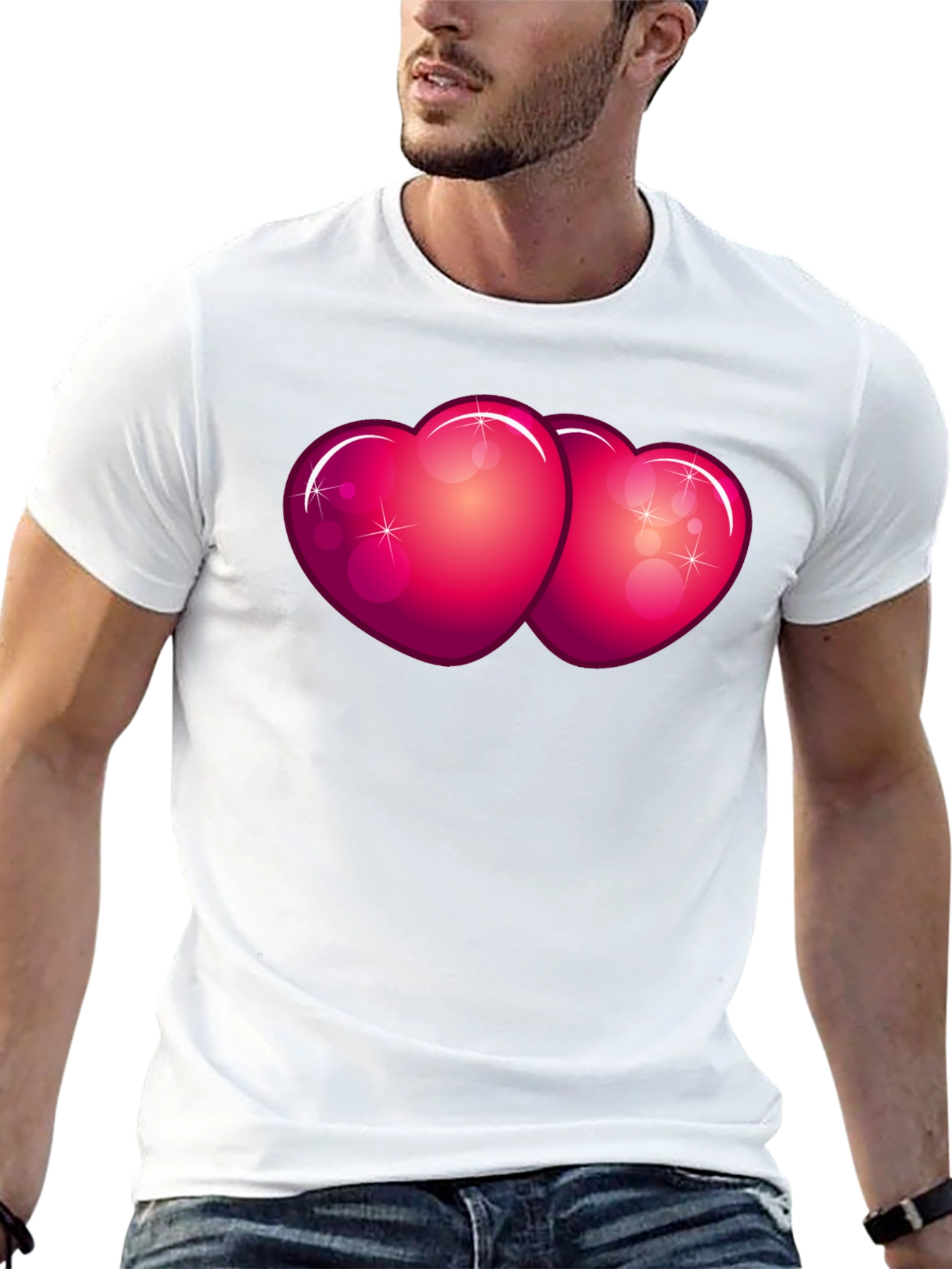 Heart T-Shirt Valentines Day Love Graphic Tee