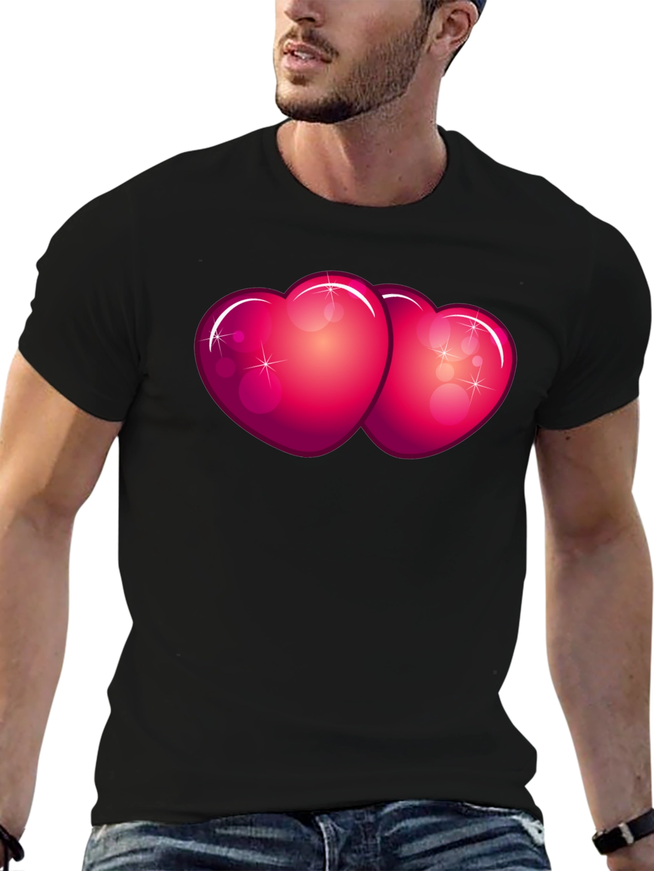 Heart T-Shirt Valentines Day Love Graphic Tee