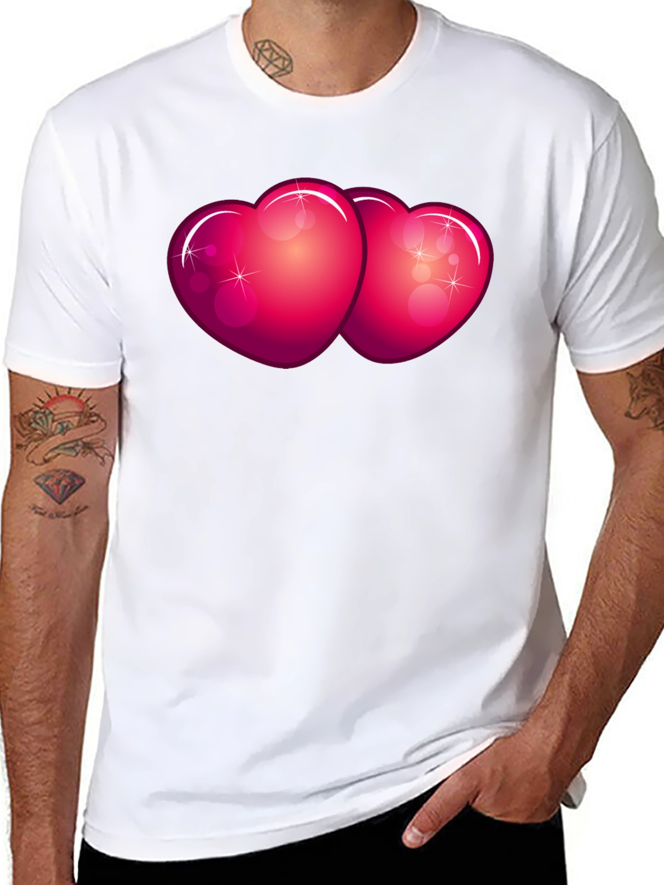 Heart T-Shirt Valentines Day Love Graphic Tee