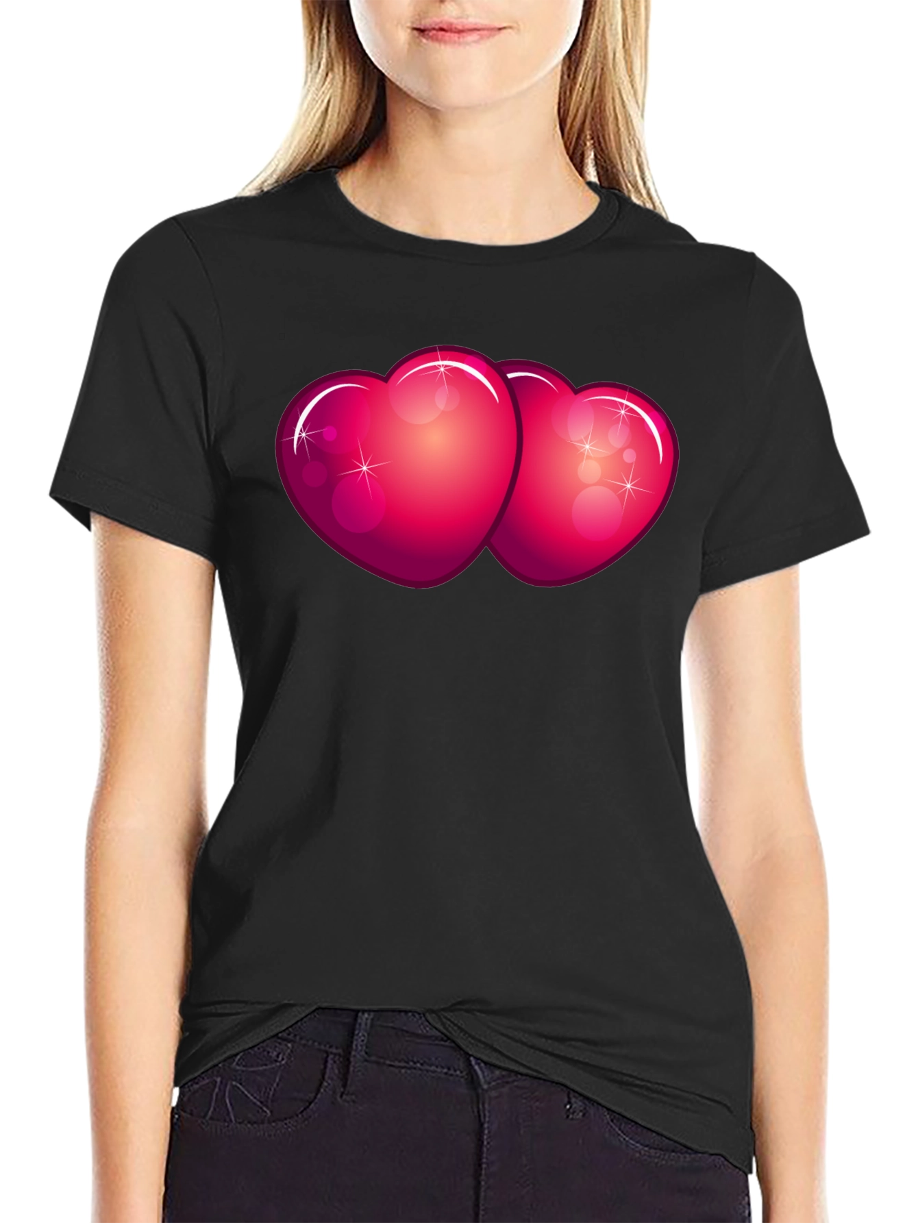 Heart T-Shirt Valentines Day Love Graphic Tee