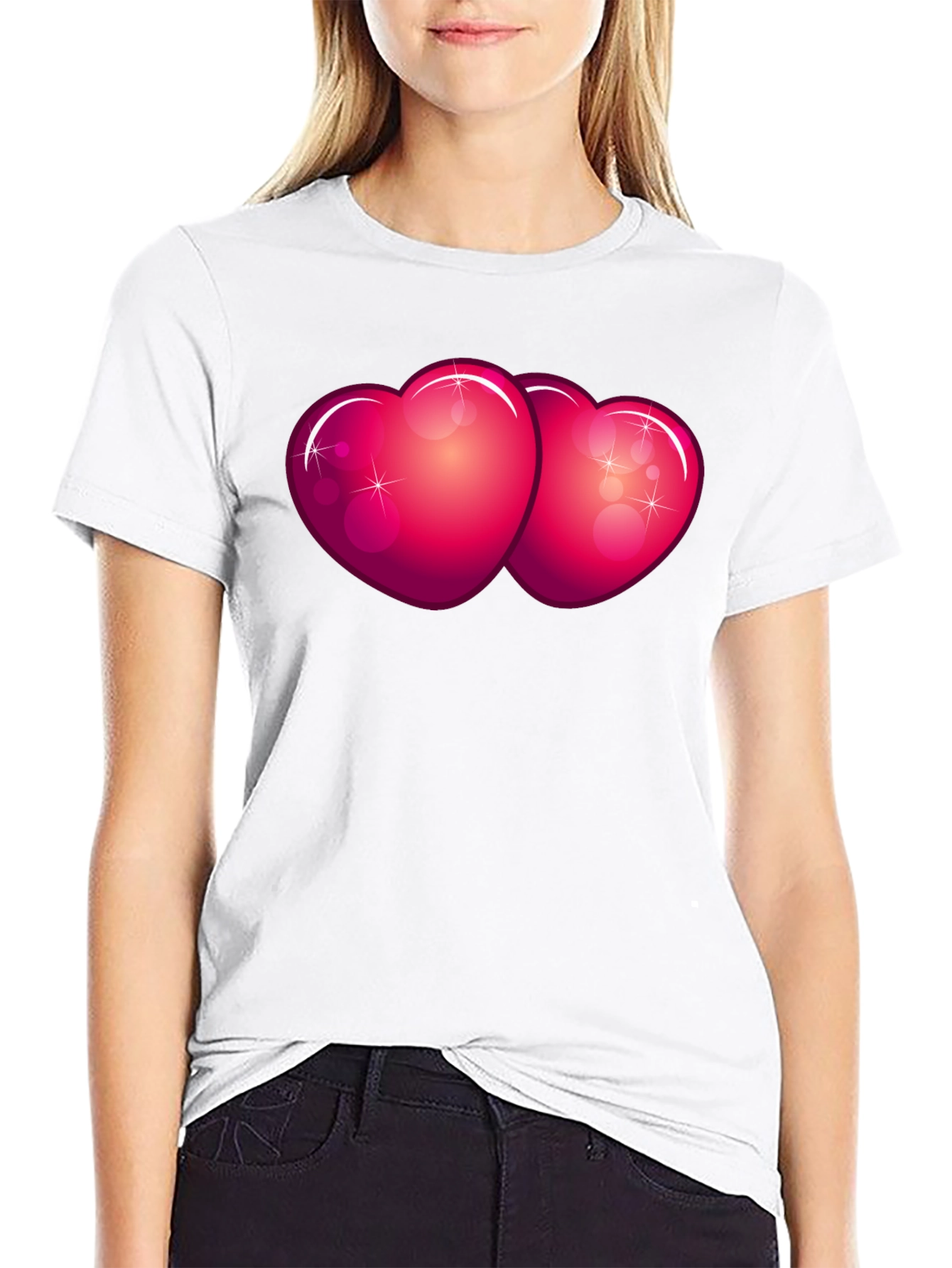 Heart T-Shirt Valentines Day Love Graphic Tee