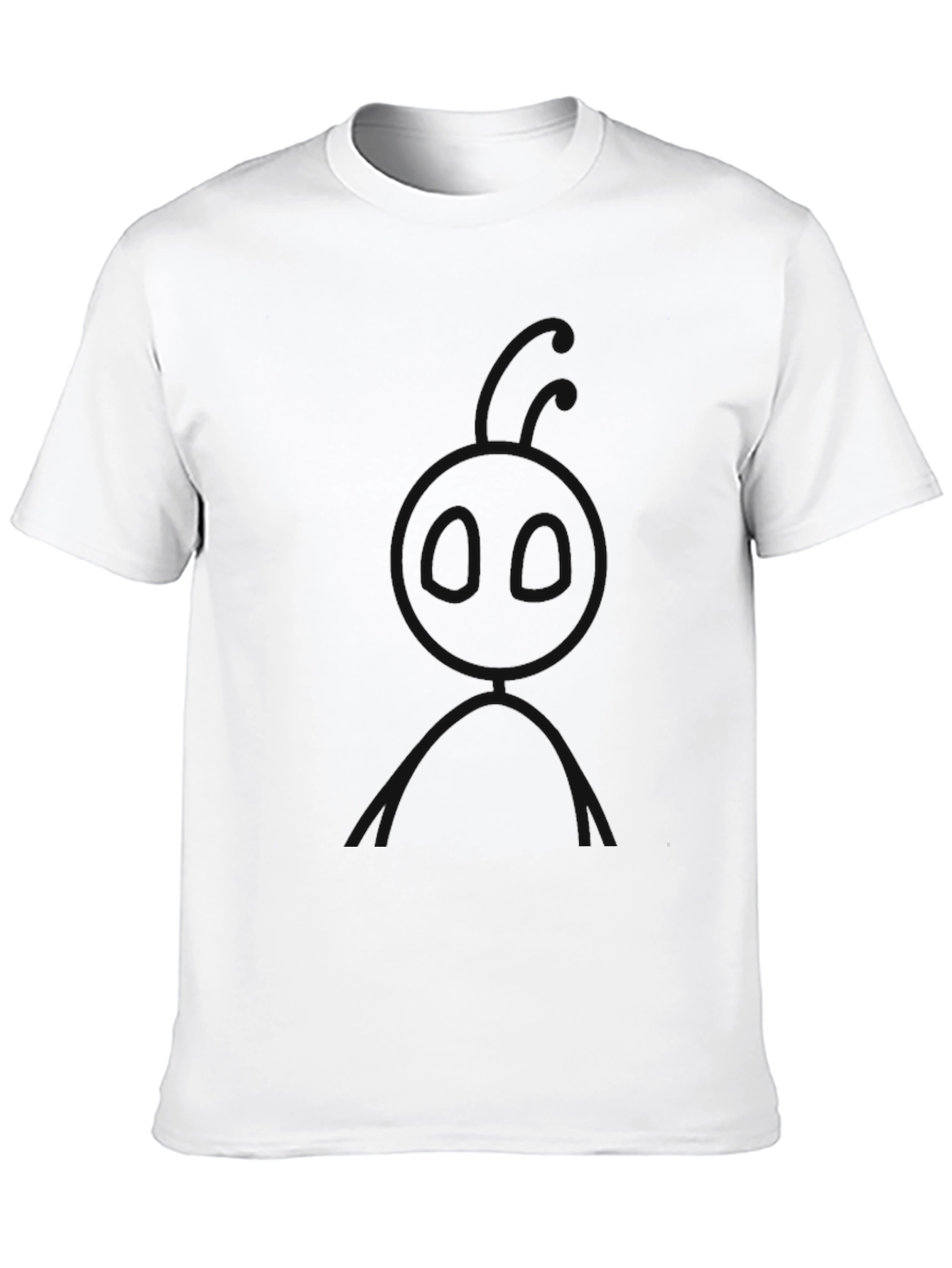 Mens Black Graphic Tee - Mystery Design