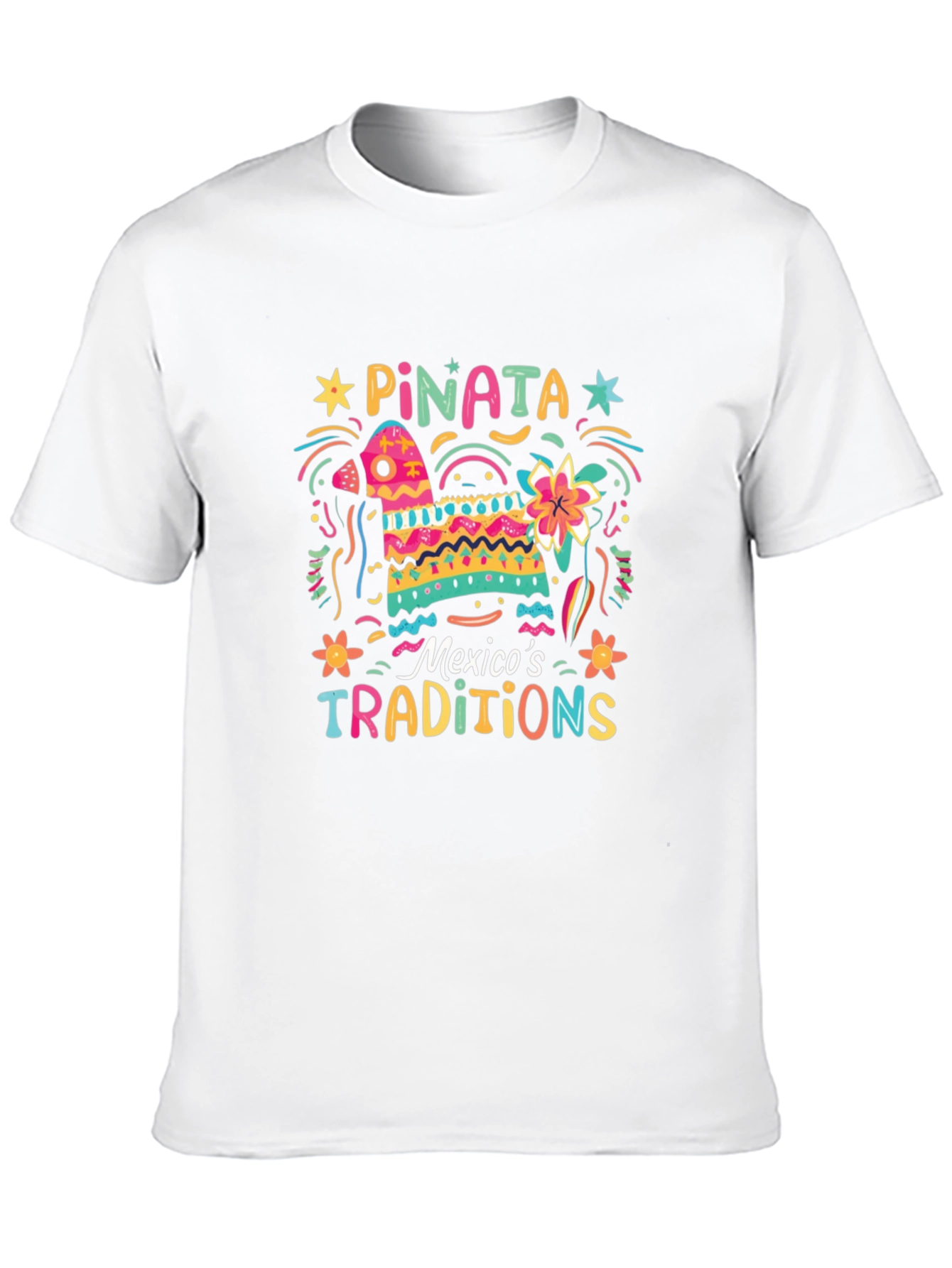 Festive Piñata T-Shirt - Mexicos Traditions