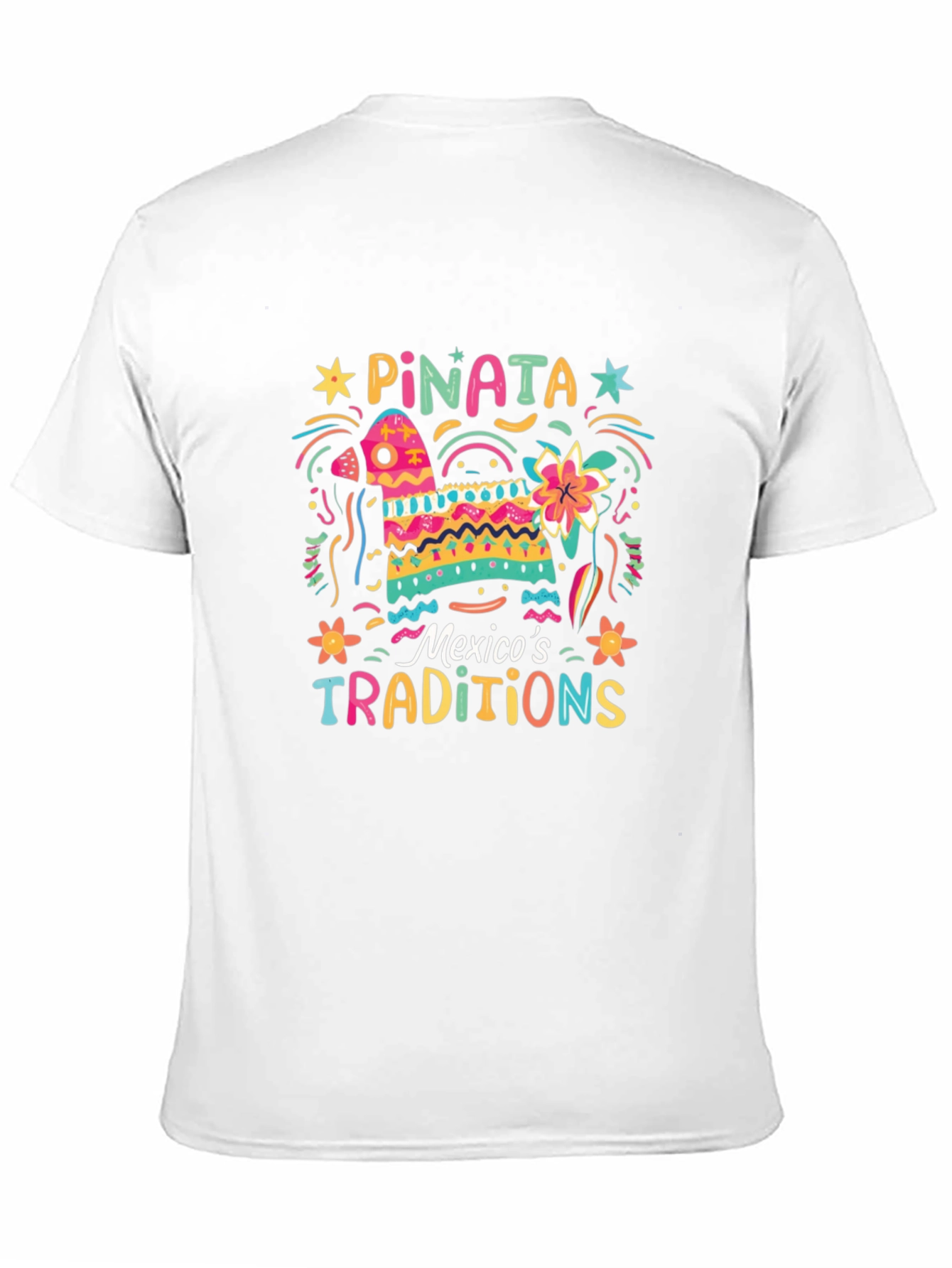 Festive Piñata T-Shirt - Mexicos Traditions