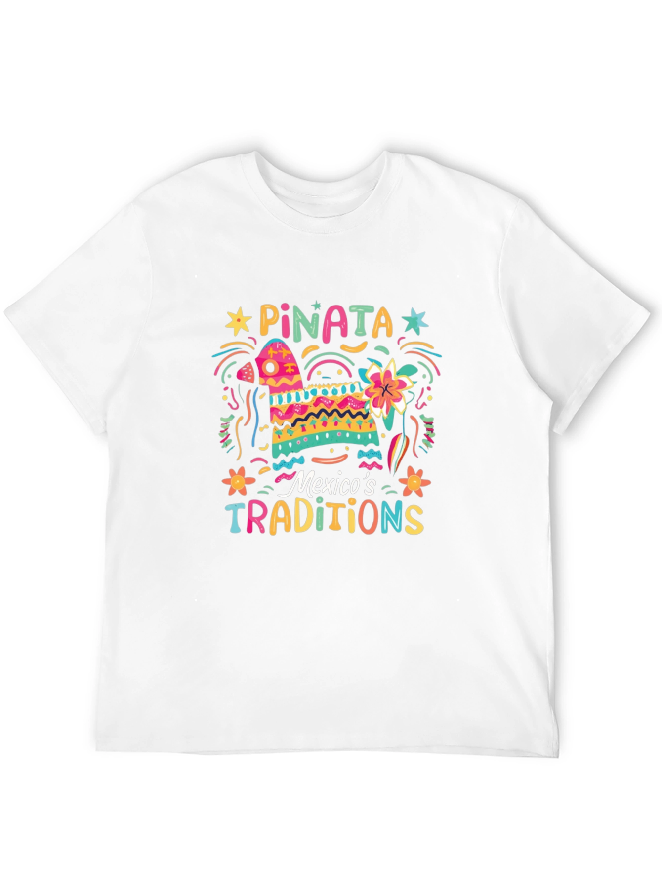 Festive Piñata T-Shirt - Mexicos Traditions