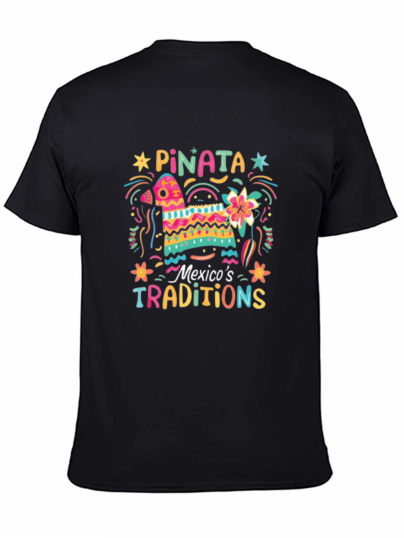 Festive Piñata T-Shirt - Mexicos Traditions