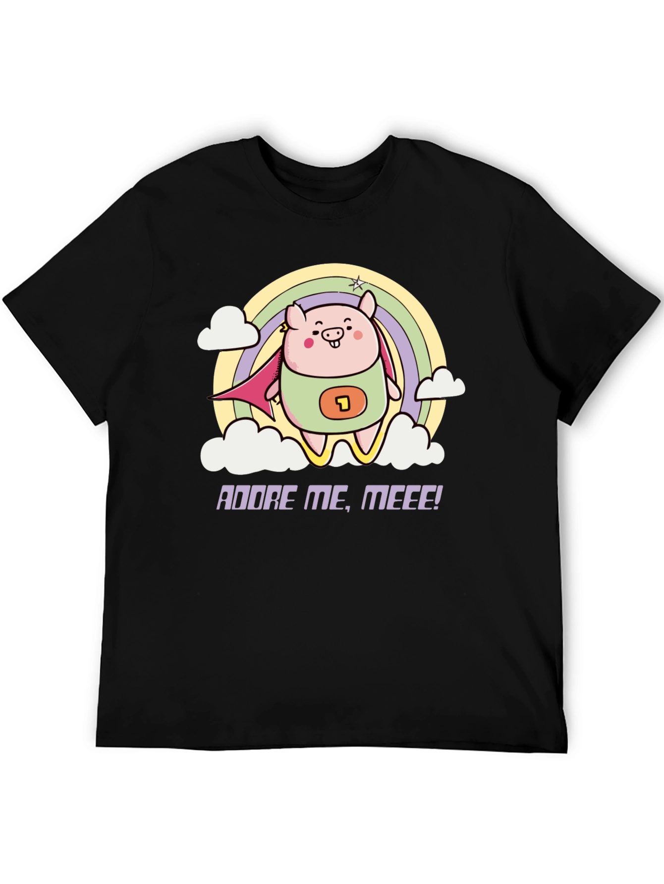 Adorable Superhero Pig T-Shirt