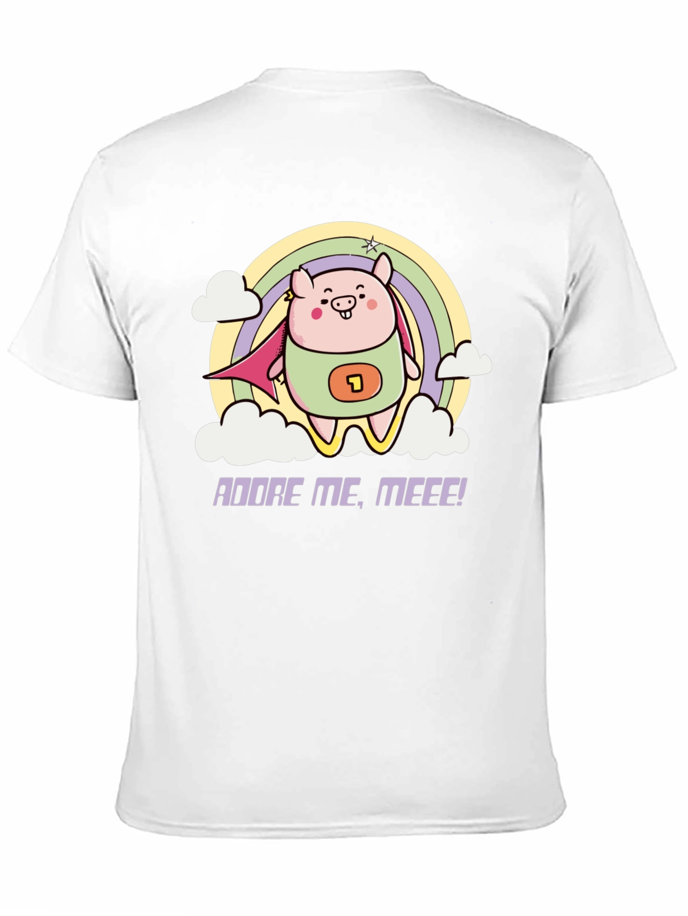 Adorable Superhero Pig T-Shirt