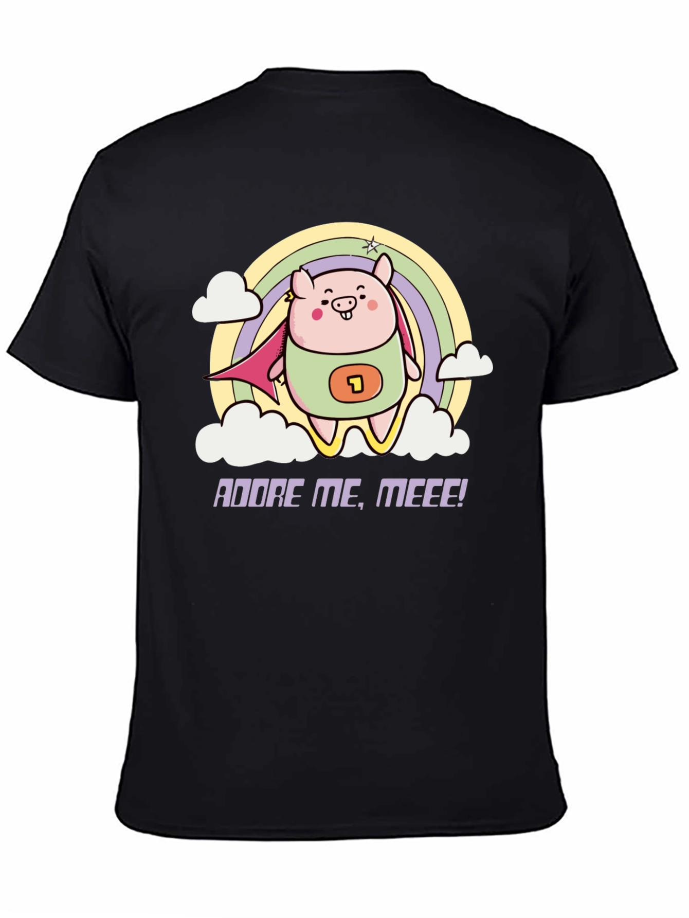 Adorable Superhero Pig T-Shirt