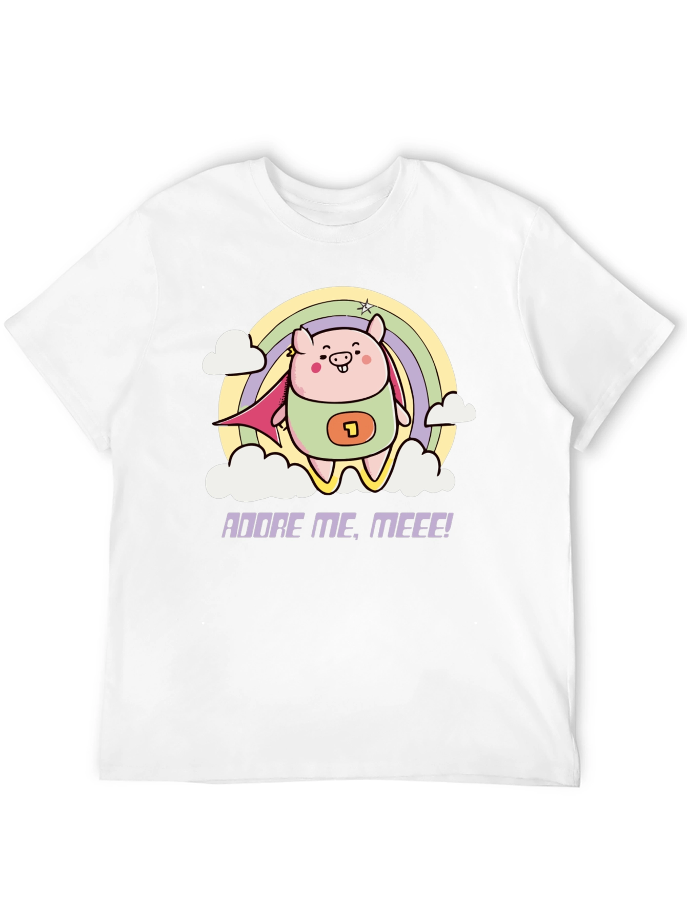 Adorable Superhero Pig T-Shirt