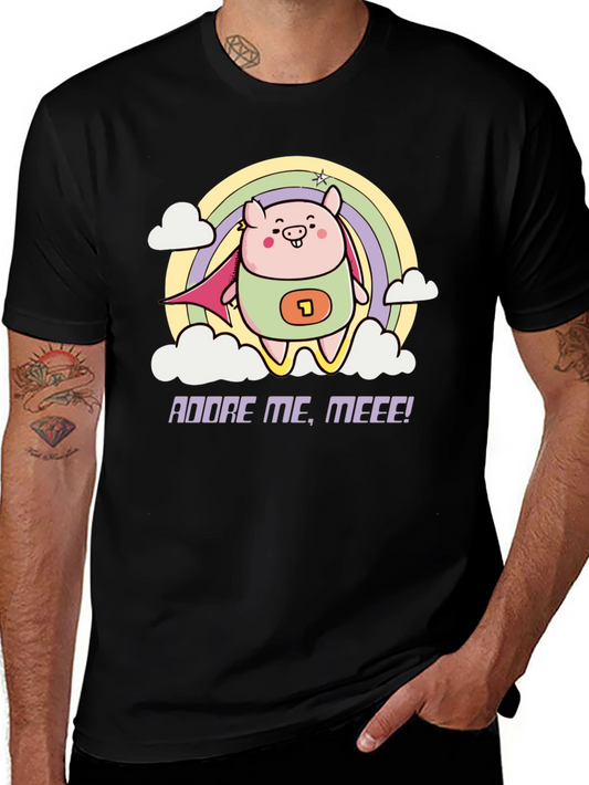 Adorable Superhero Pig T-Shirt
