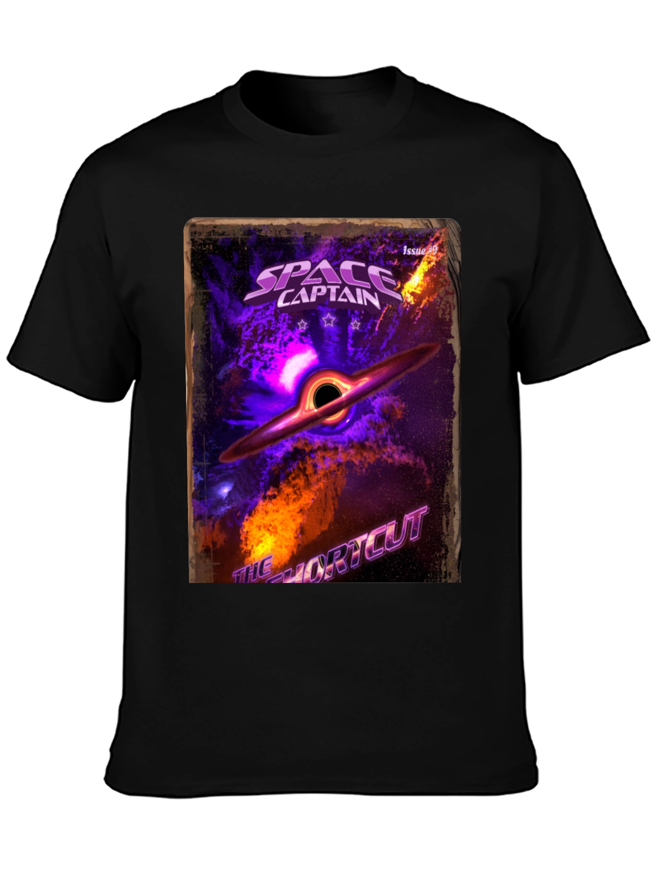 Space Captain Black Hole T-Shirt