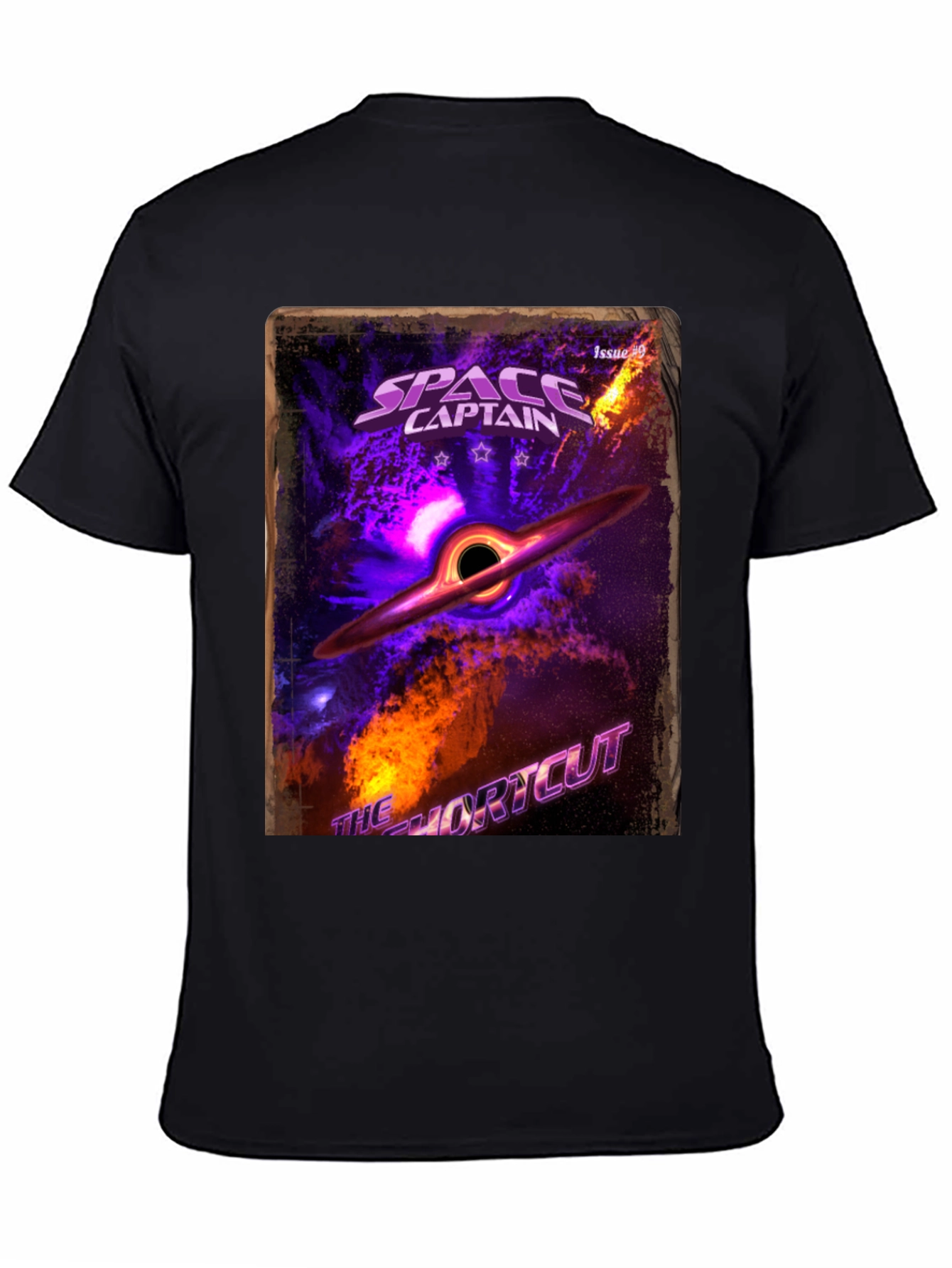 Space Captain Black Hole T-Shirt