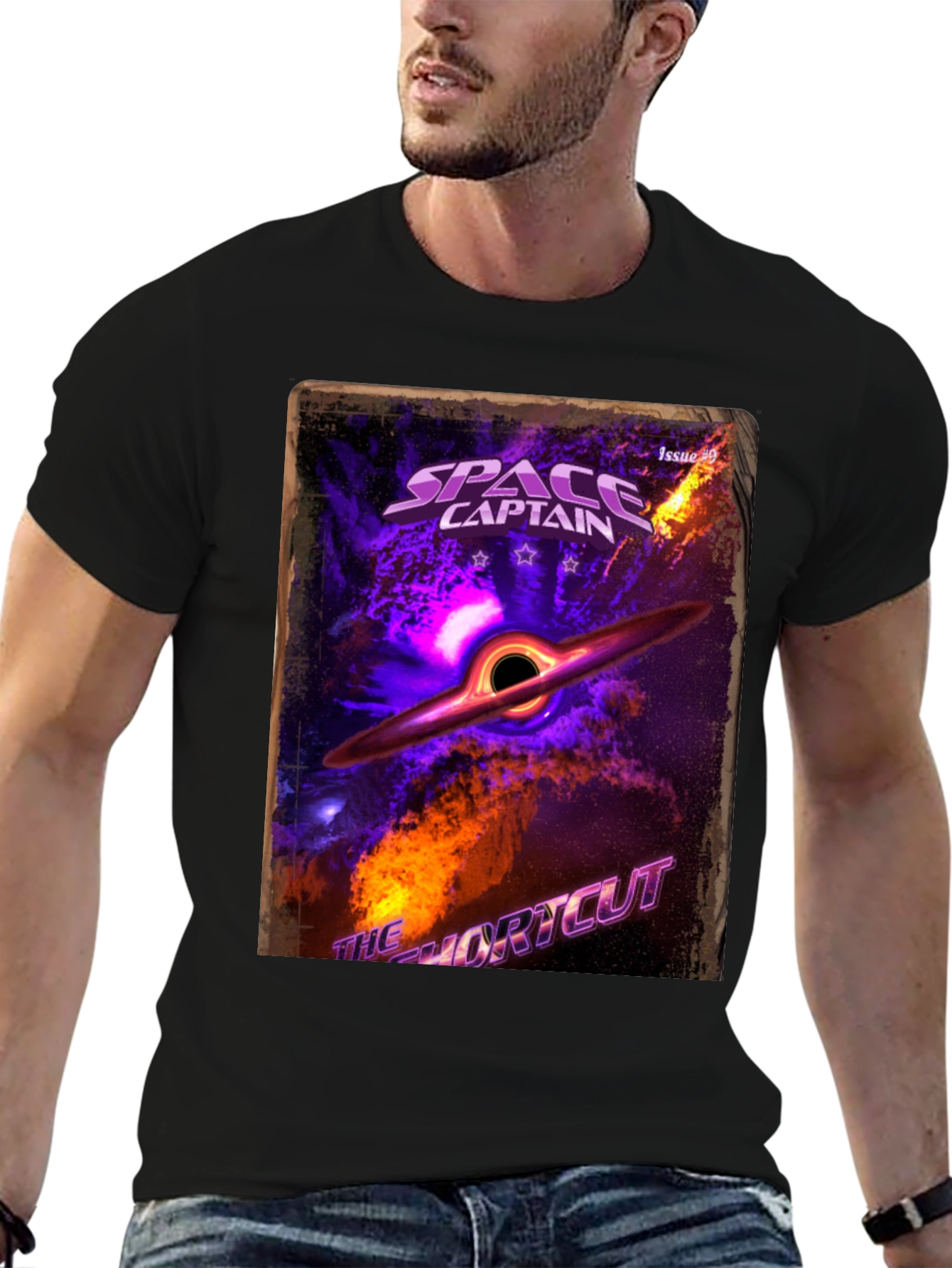 Space Captain Black Hole T-Shirt