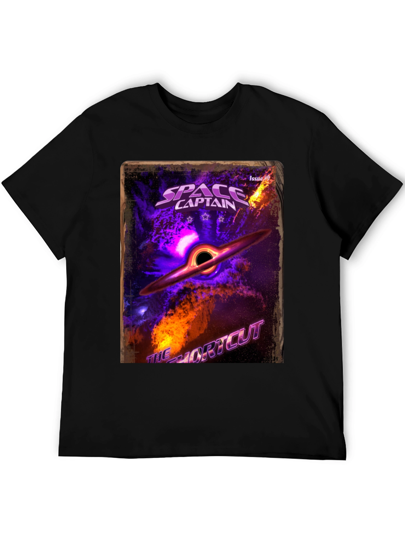 Space Captain Black Hole T-Shirt